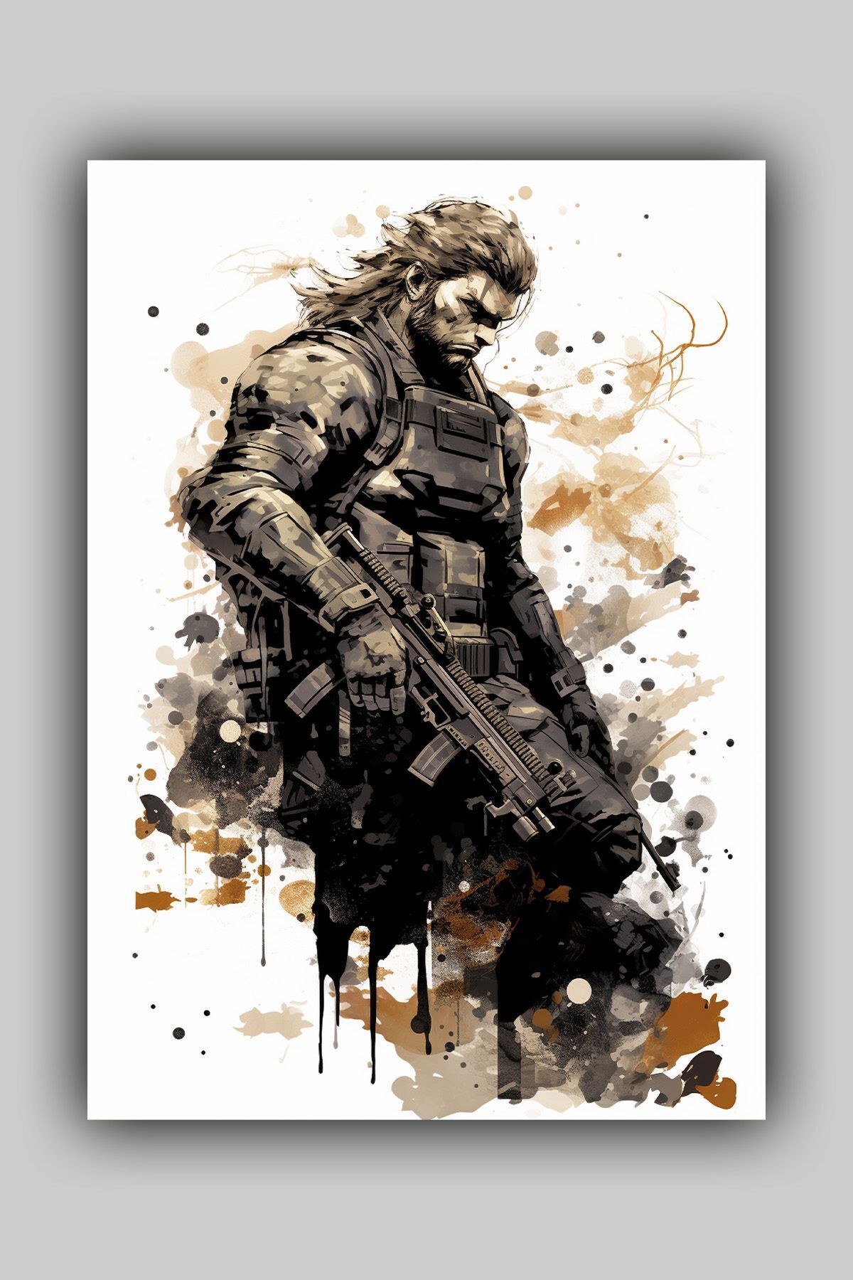 Luna Marissa Metal Gear Solid Poster Çerçevesiz Duvar Posteri