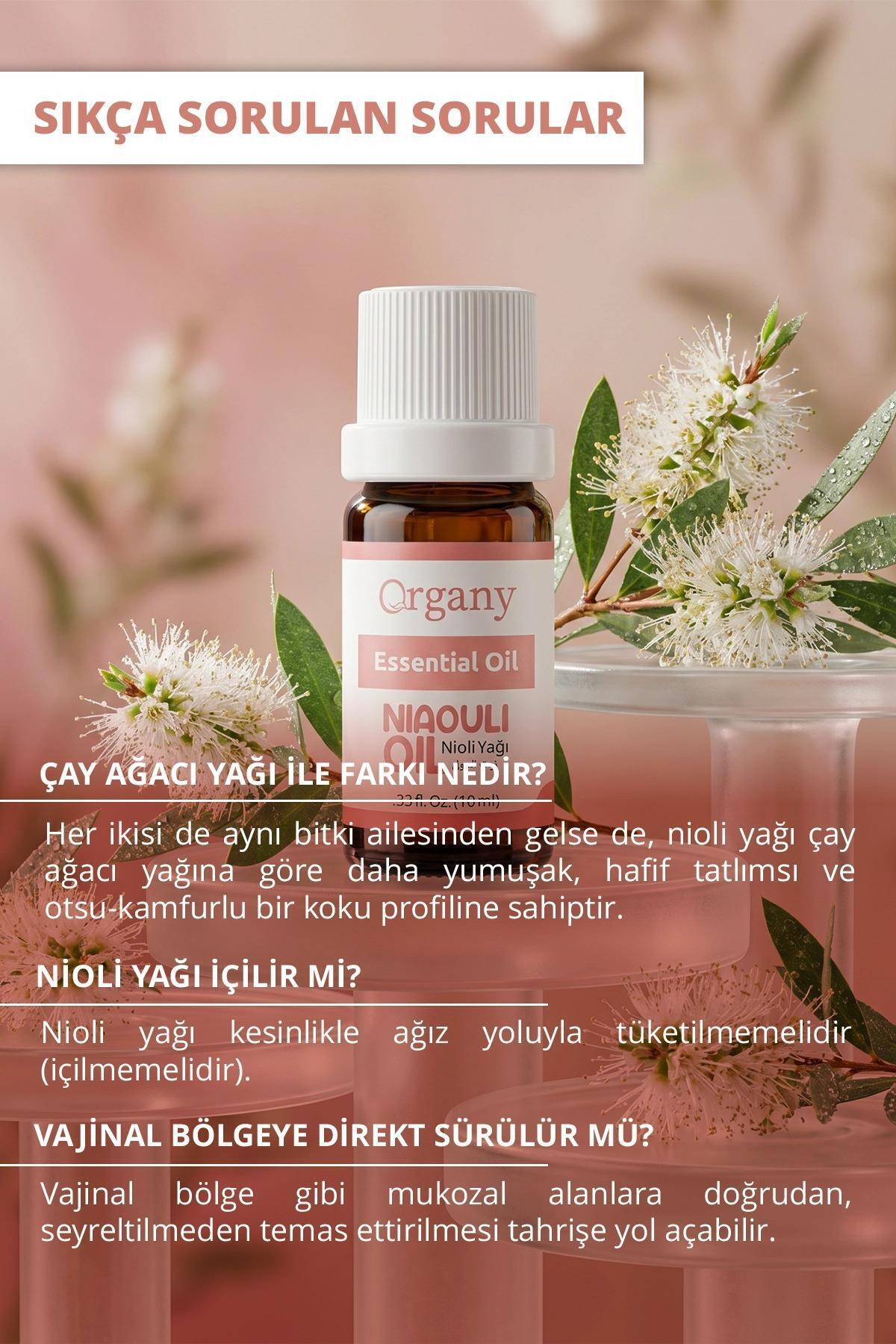 Genital Bölge Koku Karşıtı Nioli Yağı %100 Doğal İntim Bakım Yağı Niaouli Essential Oil 10 ml — OGEY10NIO — تصویر 4 از 5