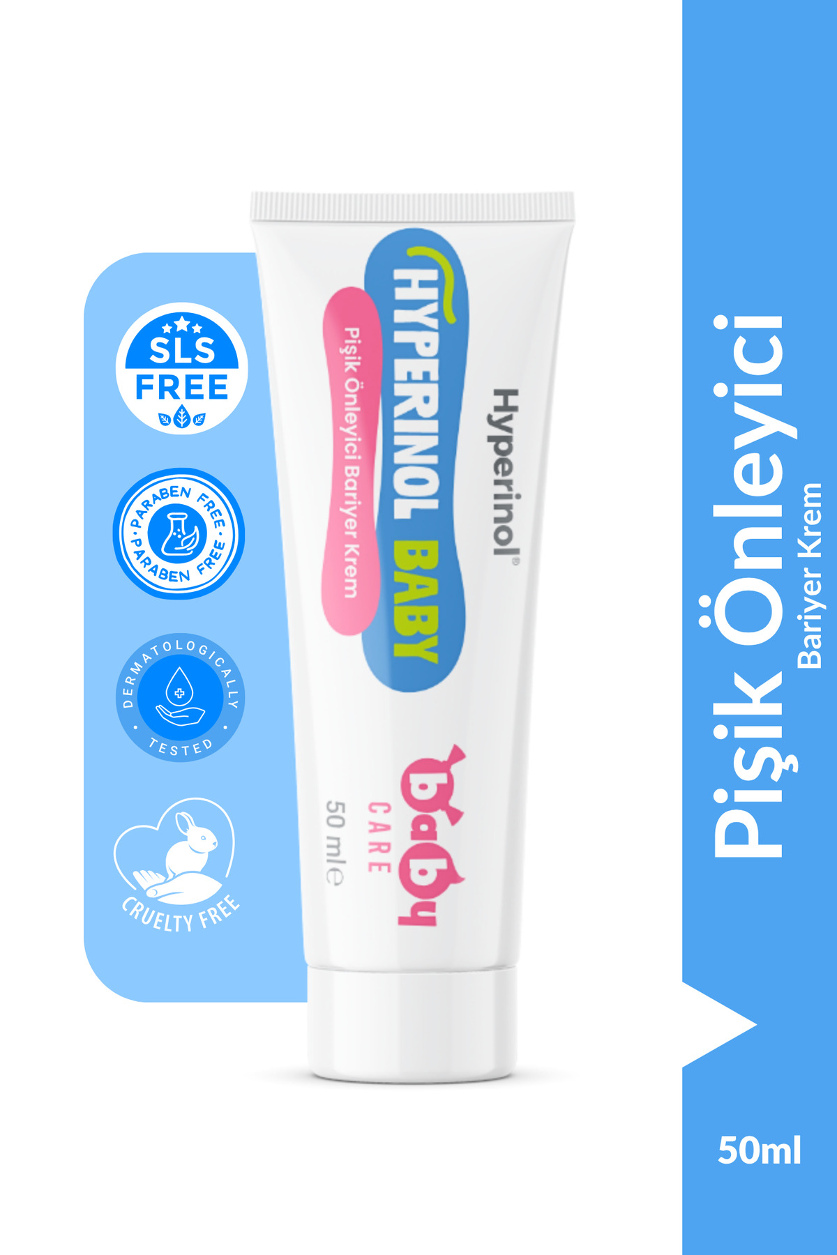 HYPERINOL Baby Pişik Önleyici Bariyer Krem 50 ml - Doğal İçerikli, B5 Vitaminli ve Shea Yağlı Hassas Bakım - Fiyatı, Yorumları