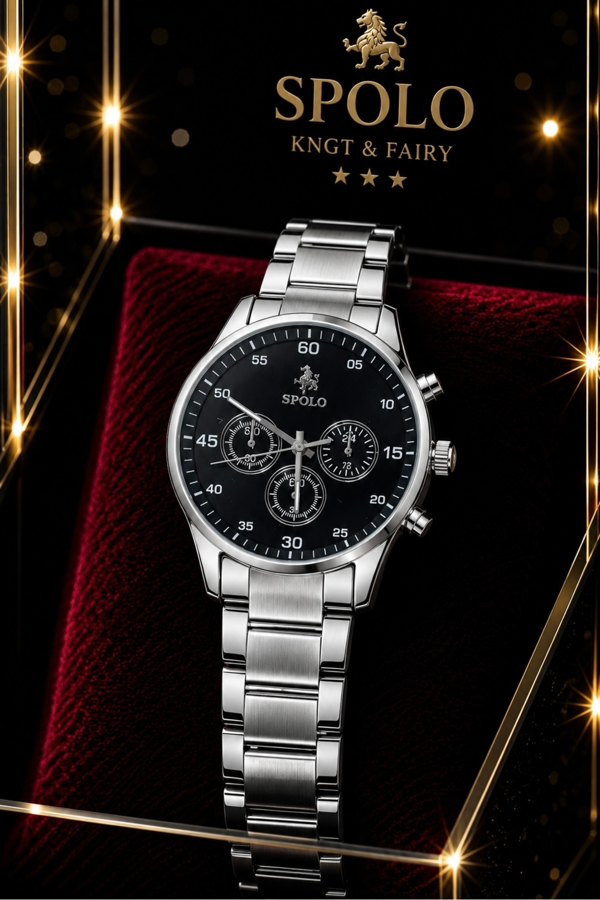 GIFT STEEL BAND SILVER COLOR MEN'S WRIST WATCH VALENTINE'S DAY GIFT FATHER'S DAY GIFT