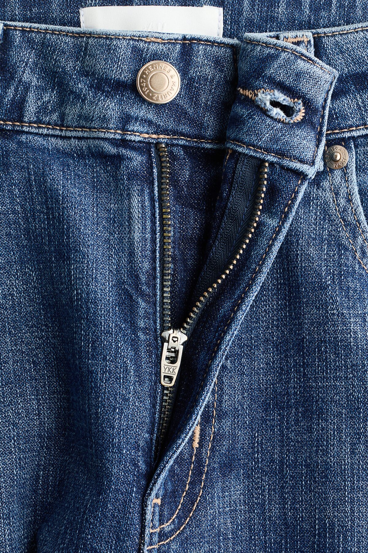 H&M Wide High Waist Jeans görsel 5