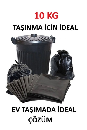 EFTAPLAST 80*110 BATTAL BOY ENDÜSTRİYEL TİP KALIN ÇÖP POŞETİ 5 KG