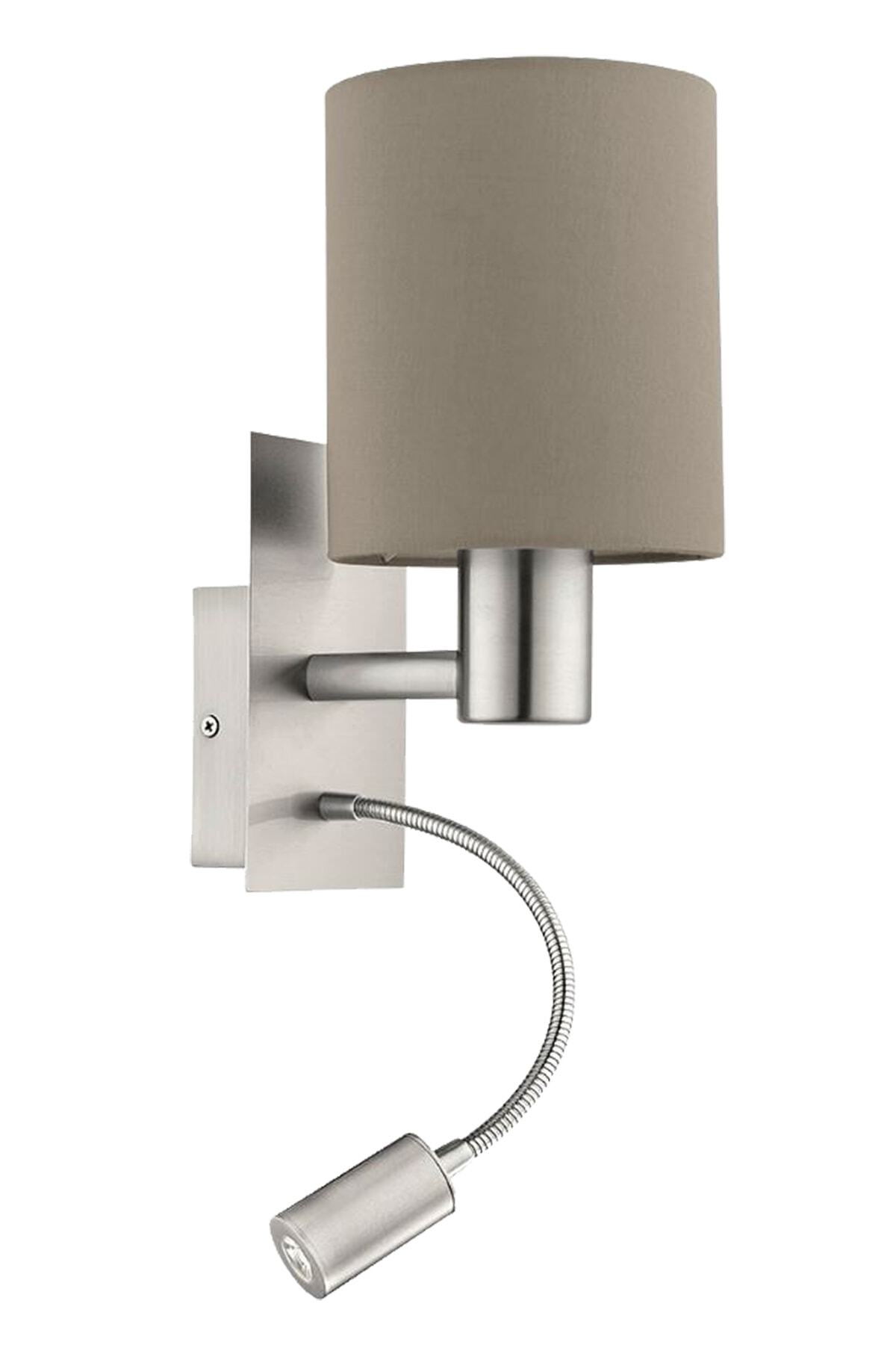 Abajurlu Ve Kitap Okuma Led Lambalı Aplik