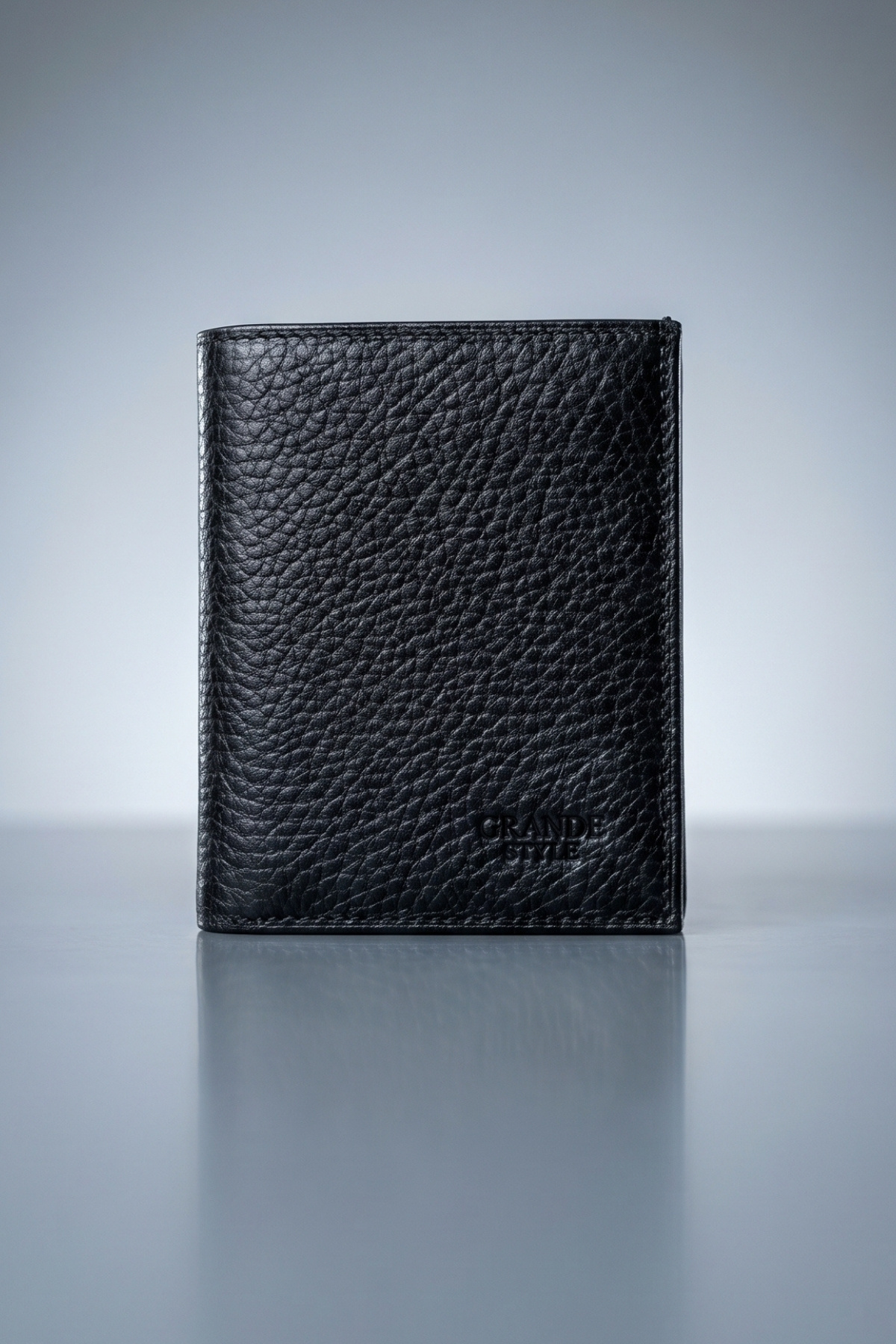 Grande Style 01485 Erkek Hakiki Deri Cüzdan SİYAH görsel 3