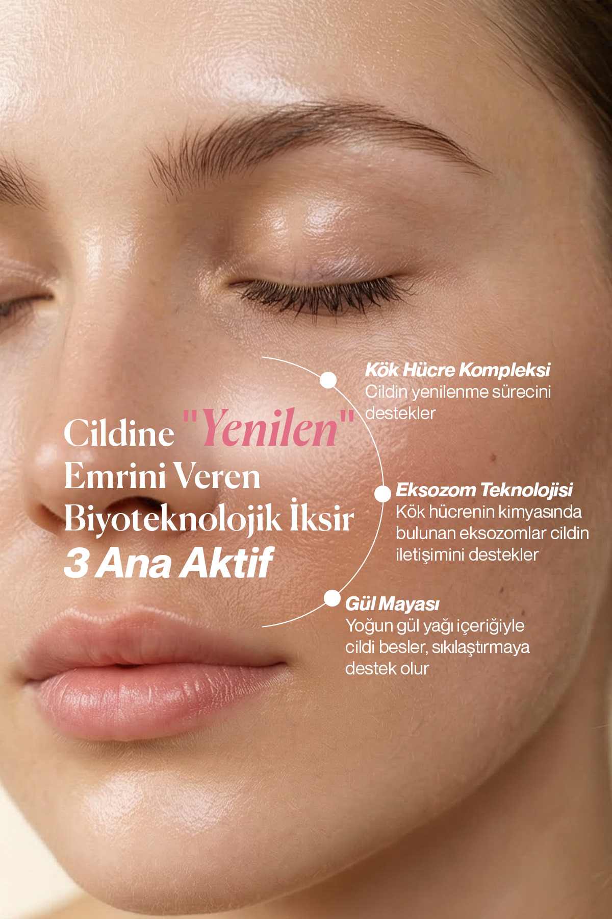 Sıkılaştırıcı ve Leke Karşıtı Gül Kök Hücreli & Eksozom Gül Mayası Bio Tonik 100 mL — MB-K-RY-100 — تصویر 6 از 7