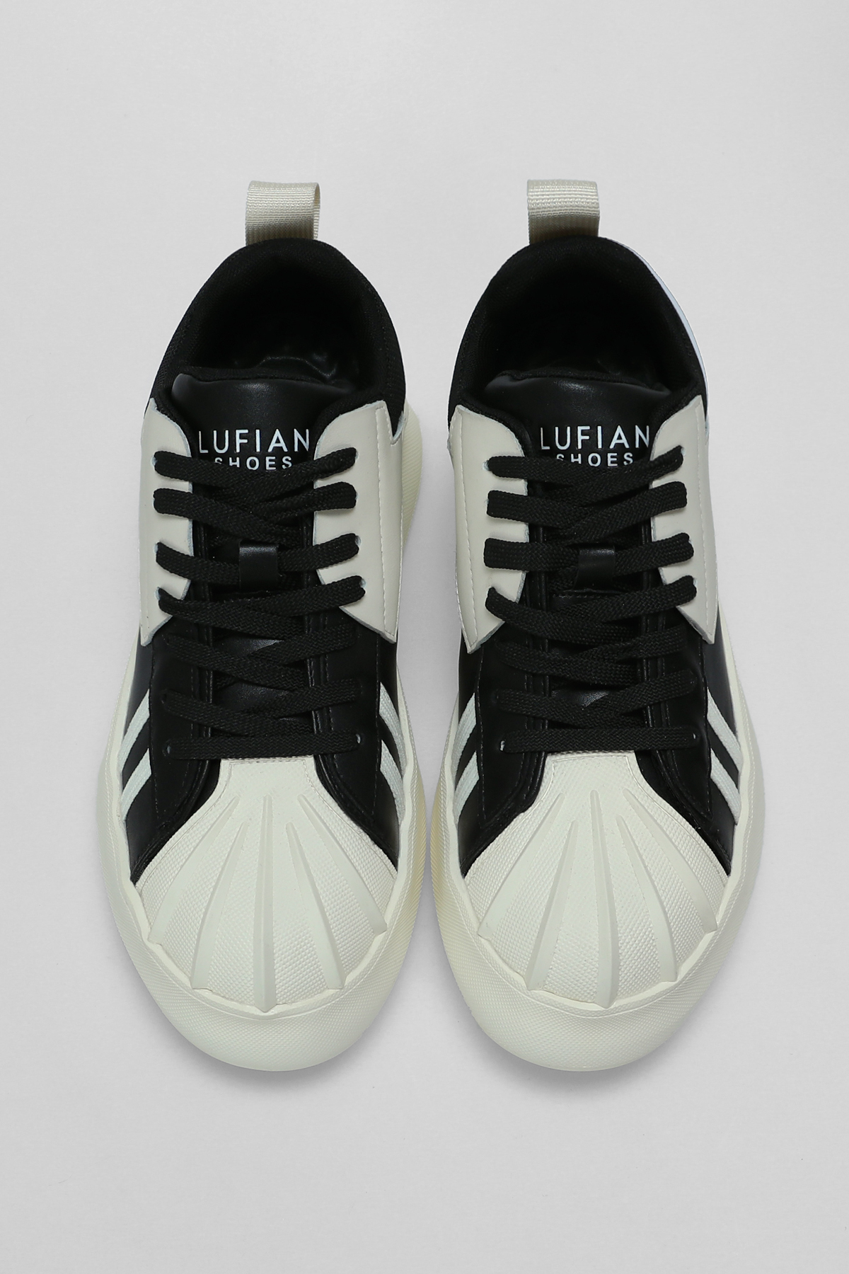 Lufian Pıers Erkek Deri Sneaker Ayakkabı Siyah görsel 3