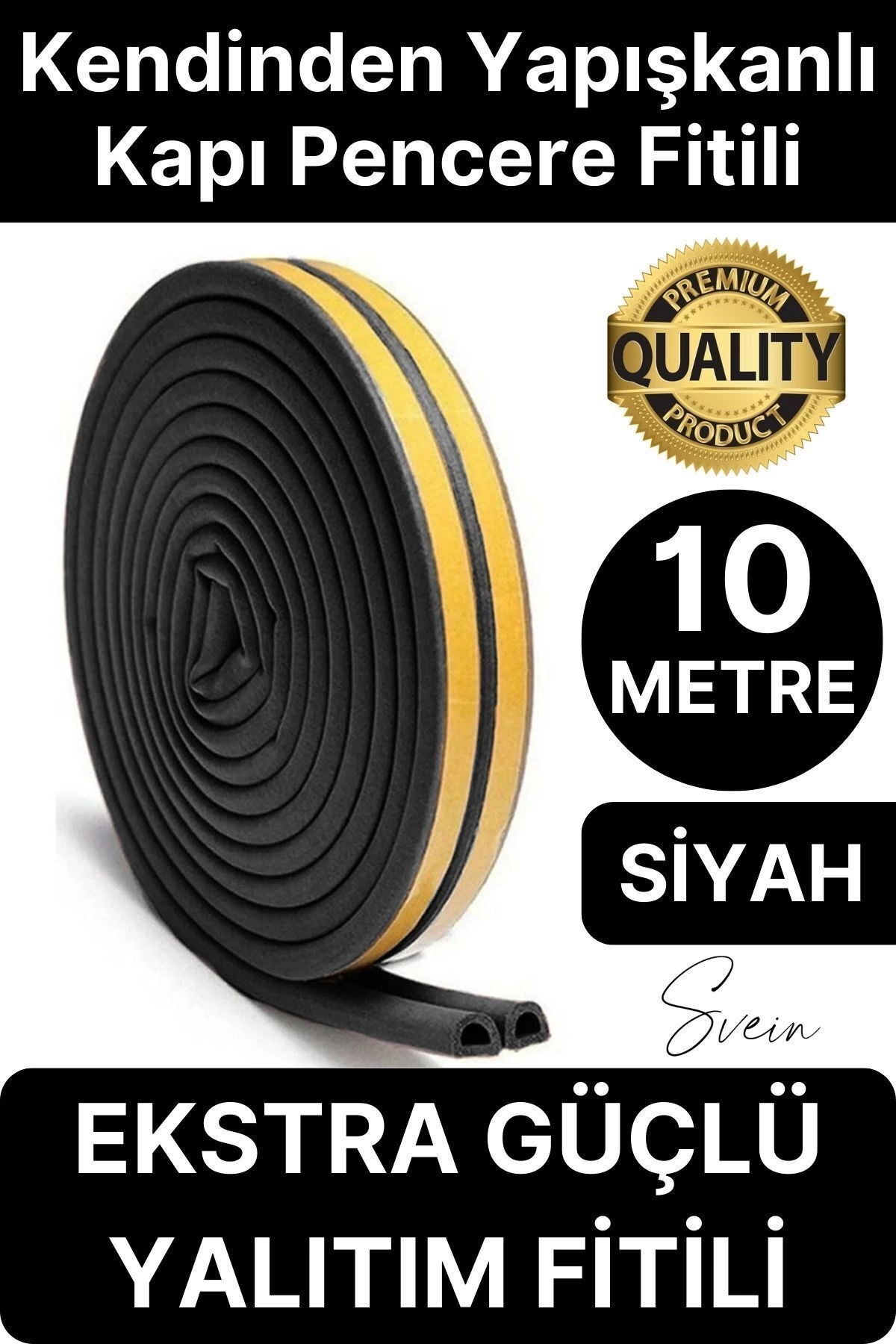 Premium Door Window Cold Dustproof Insulation Wick Self Adhesive Thermal Insulation 2x5=10 mt