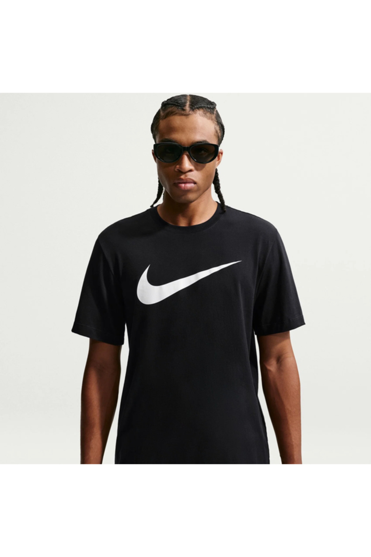 تی‌شرت مردانه مشکی M NSW Tee Icon Swoosh - DC5094-010 نایکی تی شرت ورزشی Nike