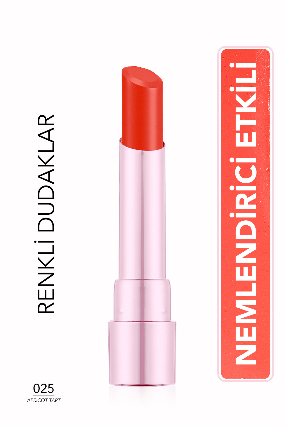 Flormar Sheer Up Sweet Escape Yarı Transparan & Parlak Bitişli Nemlendirici Ruj - 025 APRICOT TART — نارنجی 10313