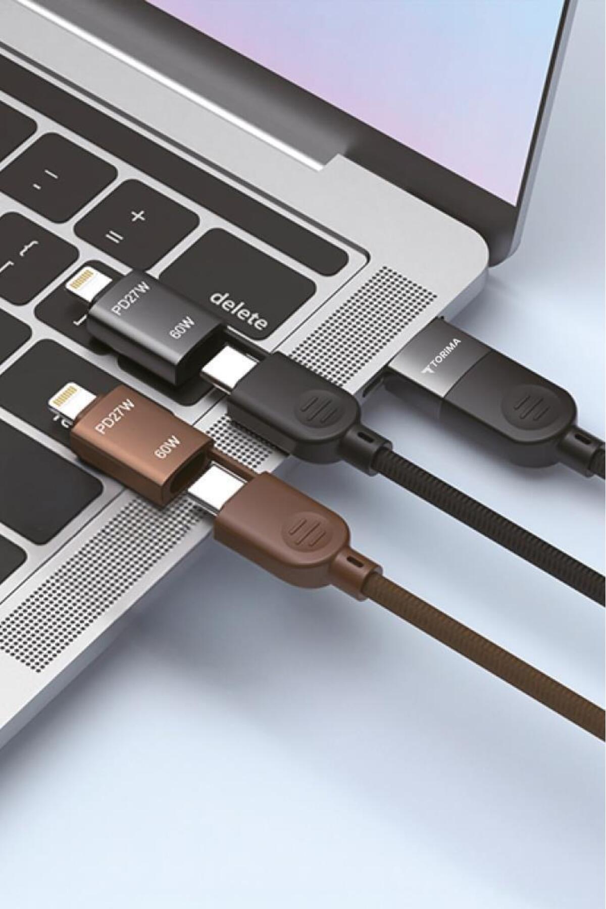Torima Şarj Kablosu Type-C to Type-C Lightning Hızlı 85W 4IN1 Data