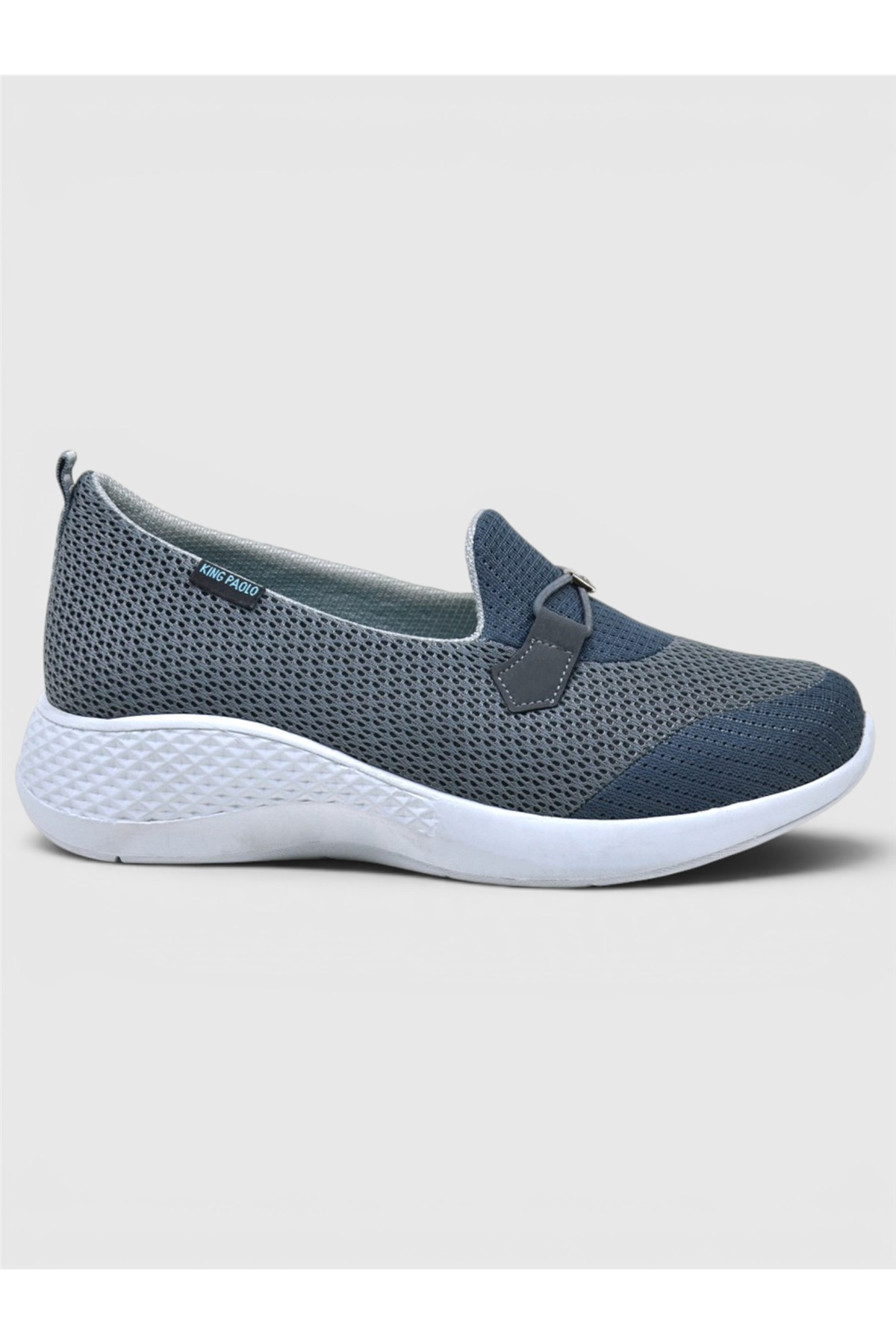 KİNG PAOLO B5034 KRAKERS FİYONK - FÜME - KADIN AYAKKABI