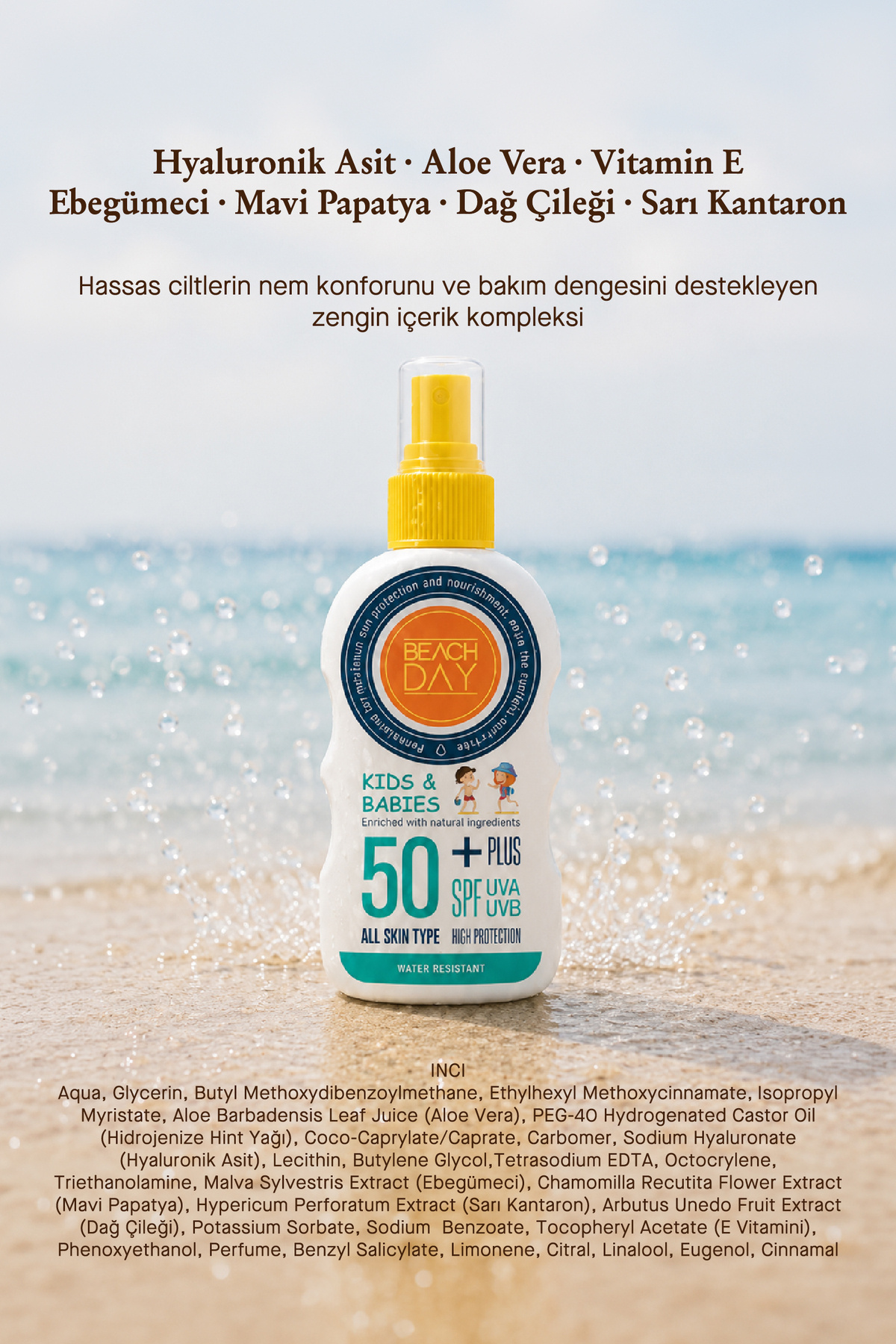 Supreme Complex Koruyucu Güneş Sütü Bebek ve Çocuklar için İleri bakım Spf 50 Spray 150 Ml. — BD23 — تصویر 6 از 8