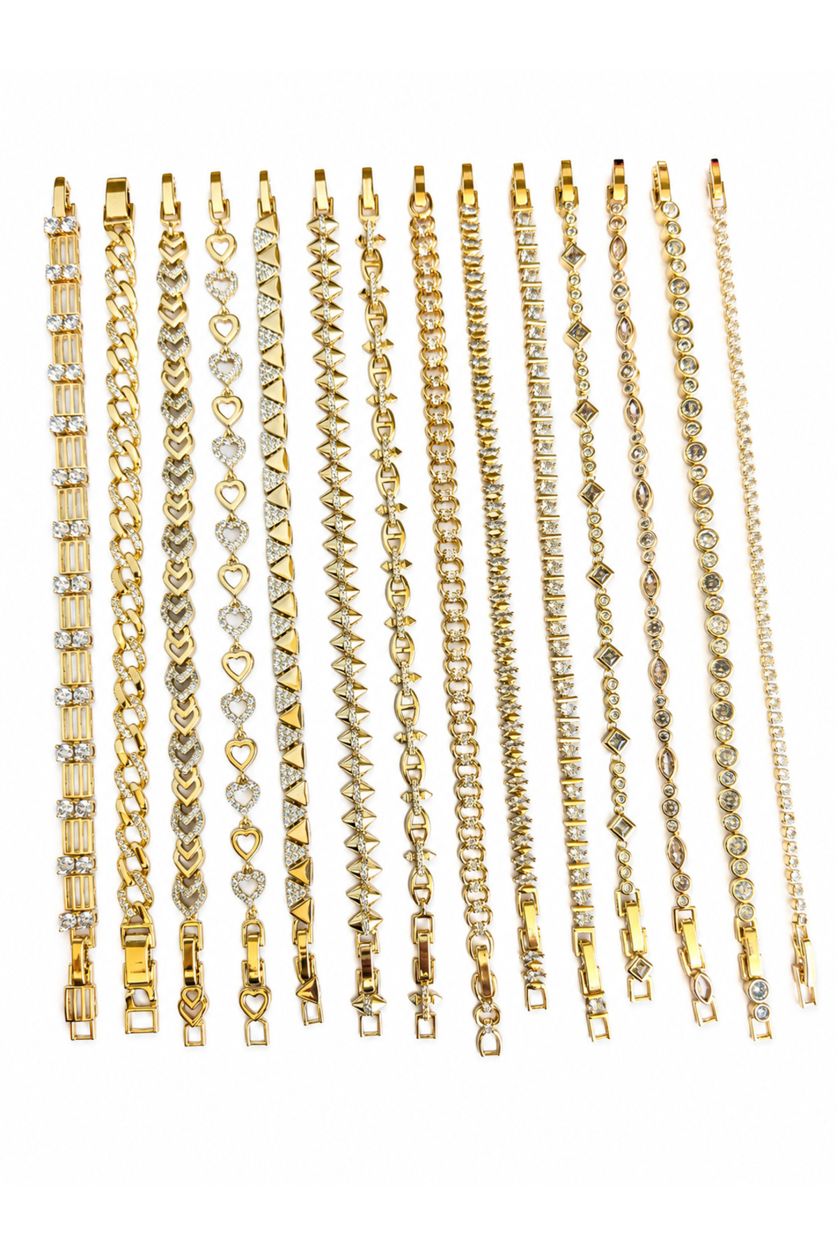 POKAK CM JEWELRY 14K Altın Kaplama Renk Kuyumcu İşçiliği Vip Bileklik - 1 ADET - görsel 4
