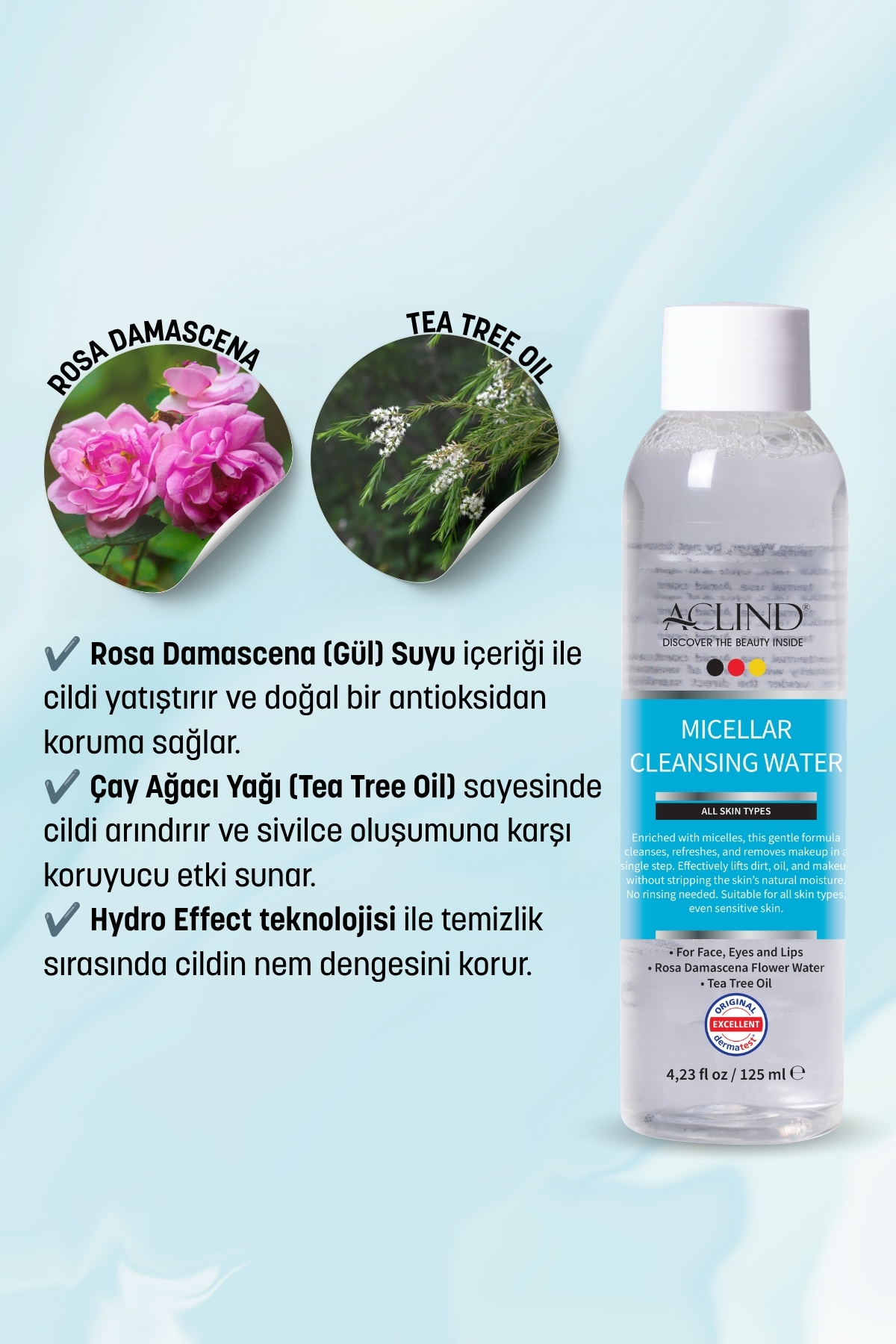 Micellar Cleansing Water Makyaj Temizleme Suyu 125 ml — 8093482395085 — تصویر 2 از 3
