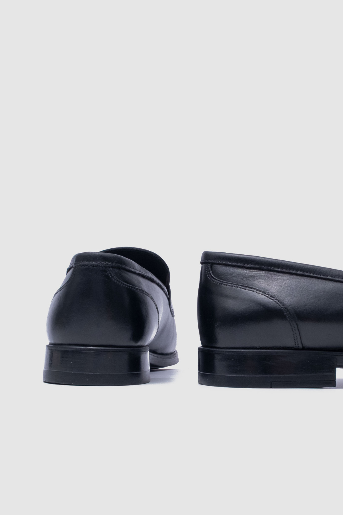 TOGO Siyah Erkek Klasik Penny Loafer Ayakkabı [TG052330] görsel 5