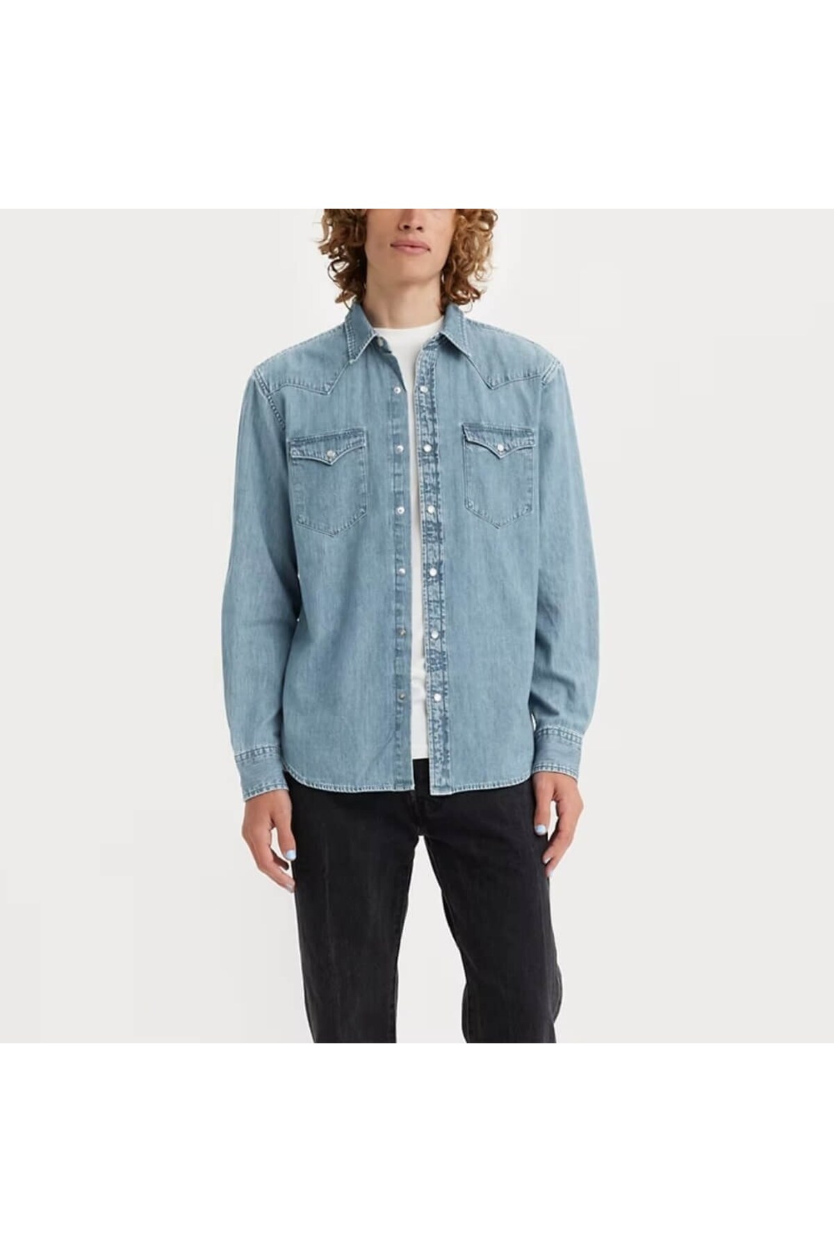 پیراهن جین مردانه دو جیب، ۱۰۰٪ پنبه، کد ۸۵۷۴۵ لیوایز پیراهن Levi's