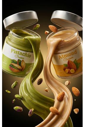 Frapella Antep Fıstık Kreması ve Badem Kreması 2 x 220 Gr.
