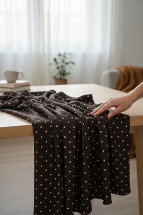 Akbaşlar Lyocell Kupro Krep Dokuma Kumaş | 1 Metre | En: 140 cm