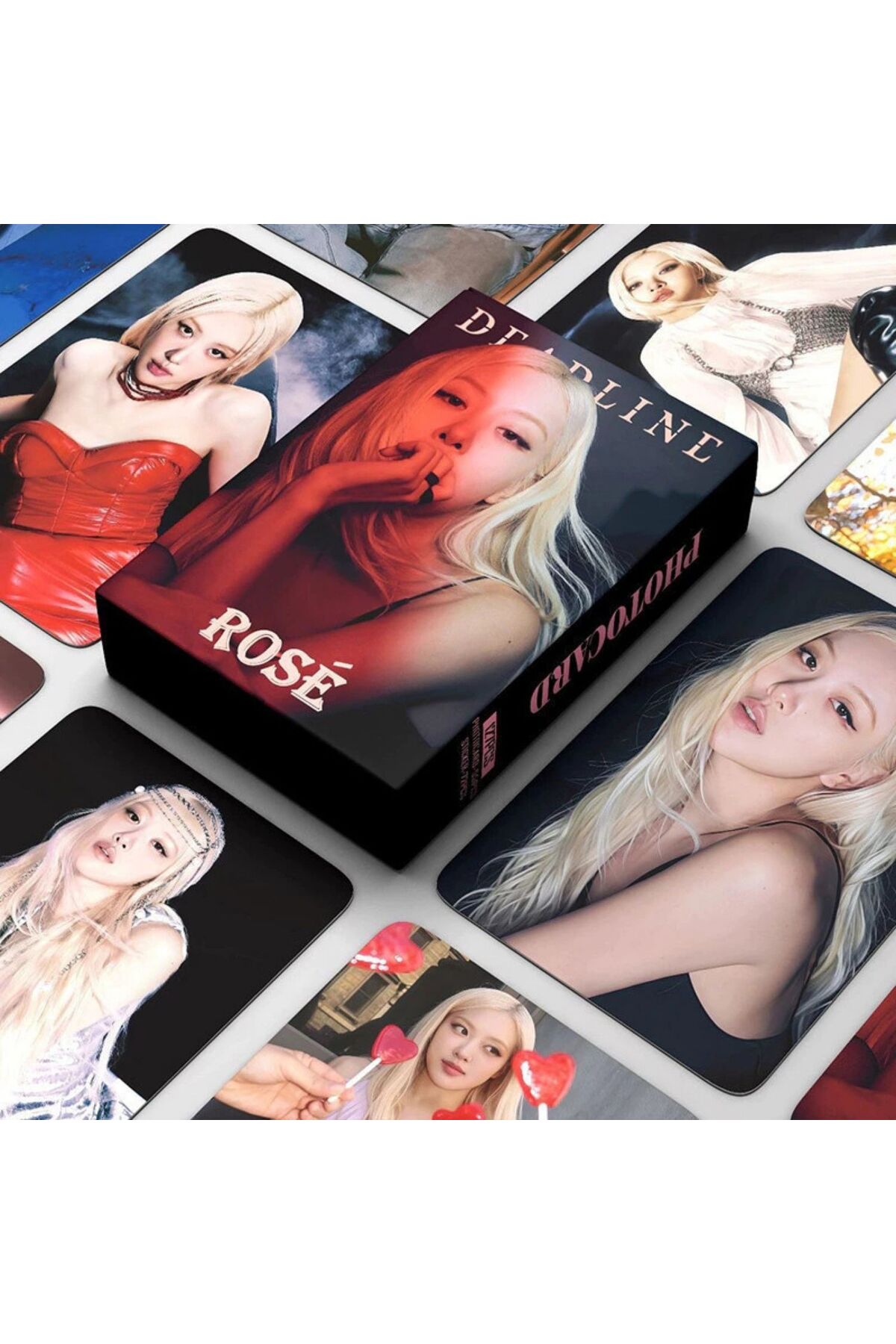 Kpop Dünyasi BLACKPINK Rose '' Deadline '' Çift Yön Baskılı Lomo