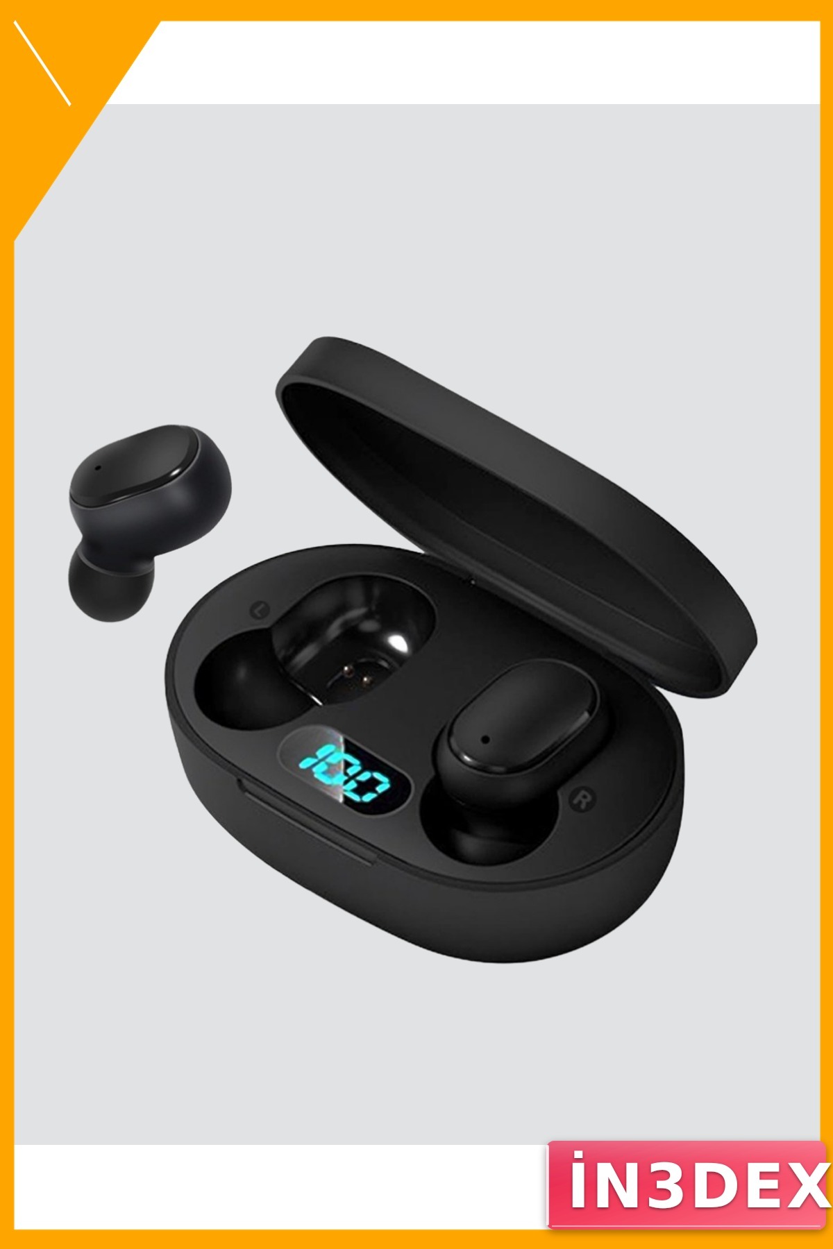 Kablosuz Bluetooth Kulaklık Aktif Gürültü Önleyici Suya Dayanıklı Mikrofonlu Uzun Pil Ömürlü
