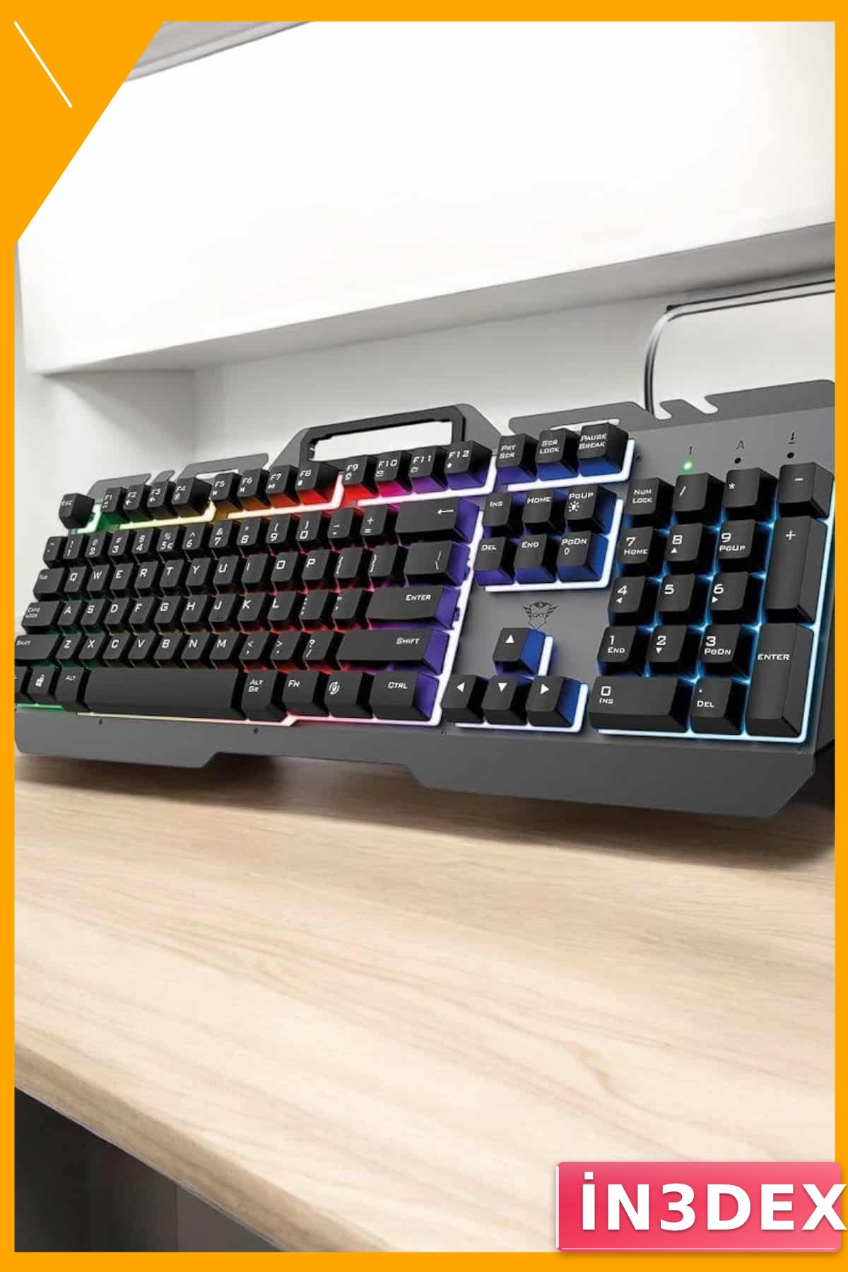 RGB Işıklı Q Klavye ve Mouse Seti Kablolu Oyuncu Seti