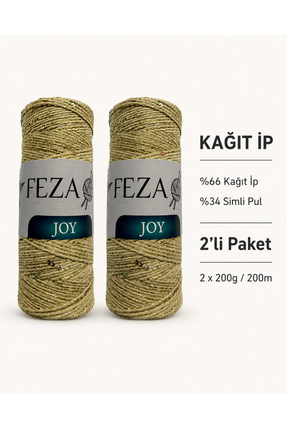 shcen Feza Joy Simli Kağıt İp 2’li Paket 200g 200m – Çanta, Sepet ve Hobi El ...