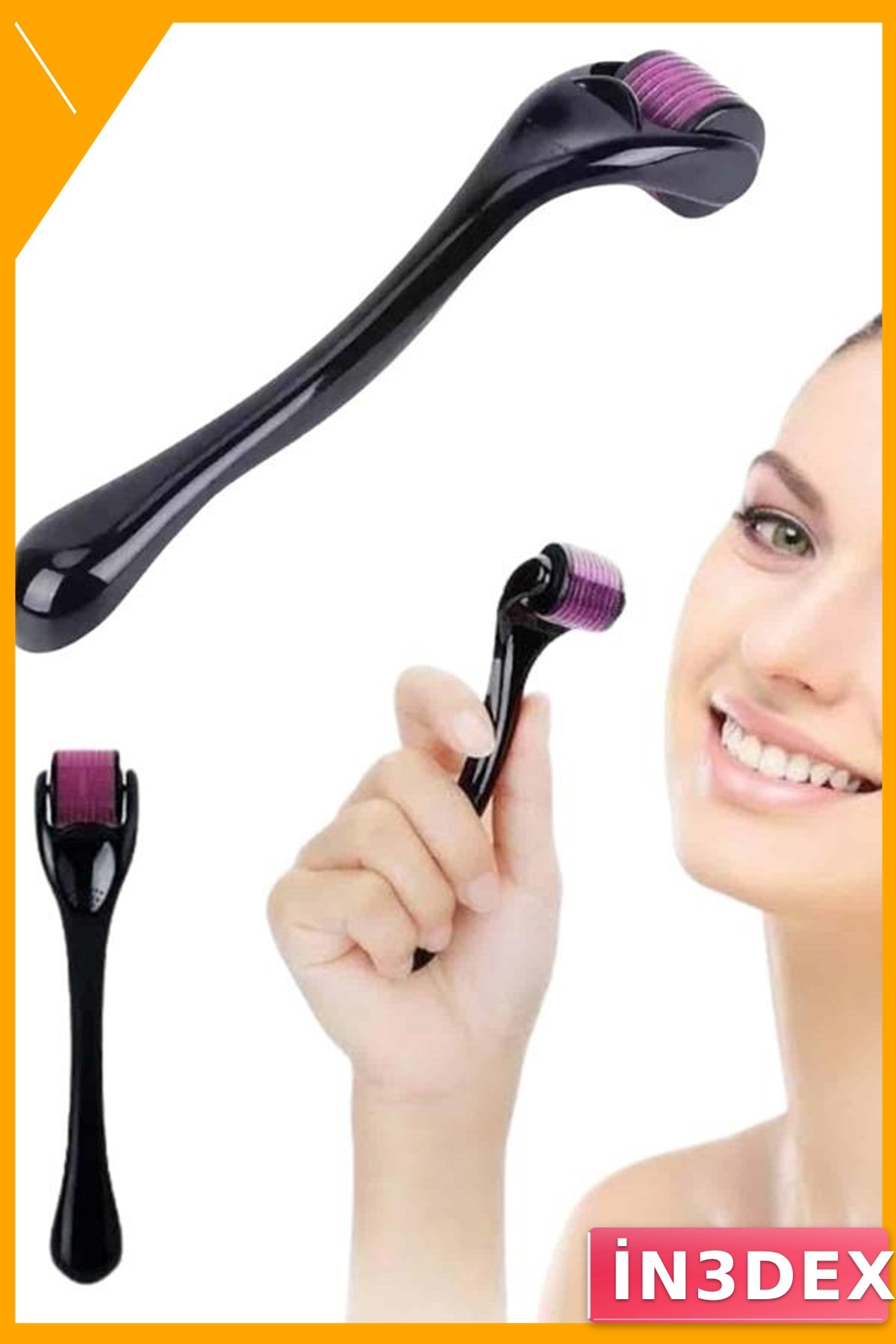 540 İğneli Titanyum Derma Roller 1 mm Cilt Bakımı