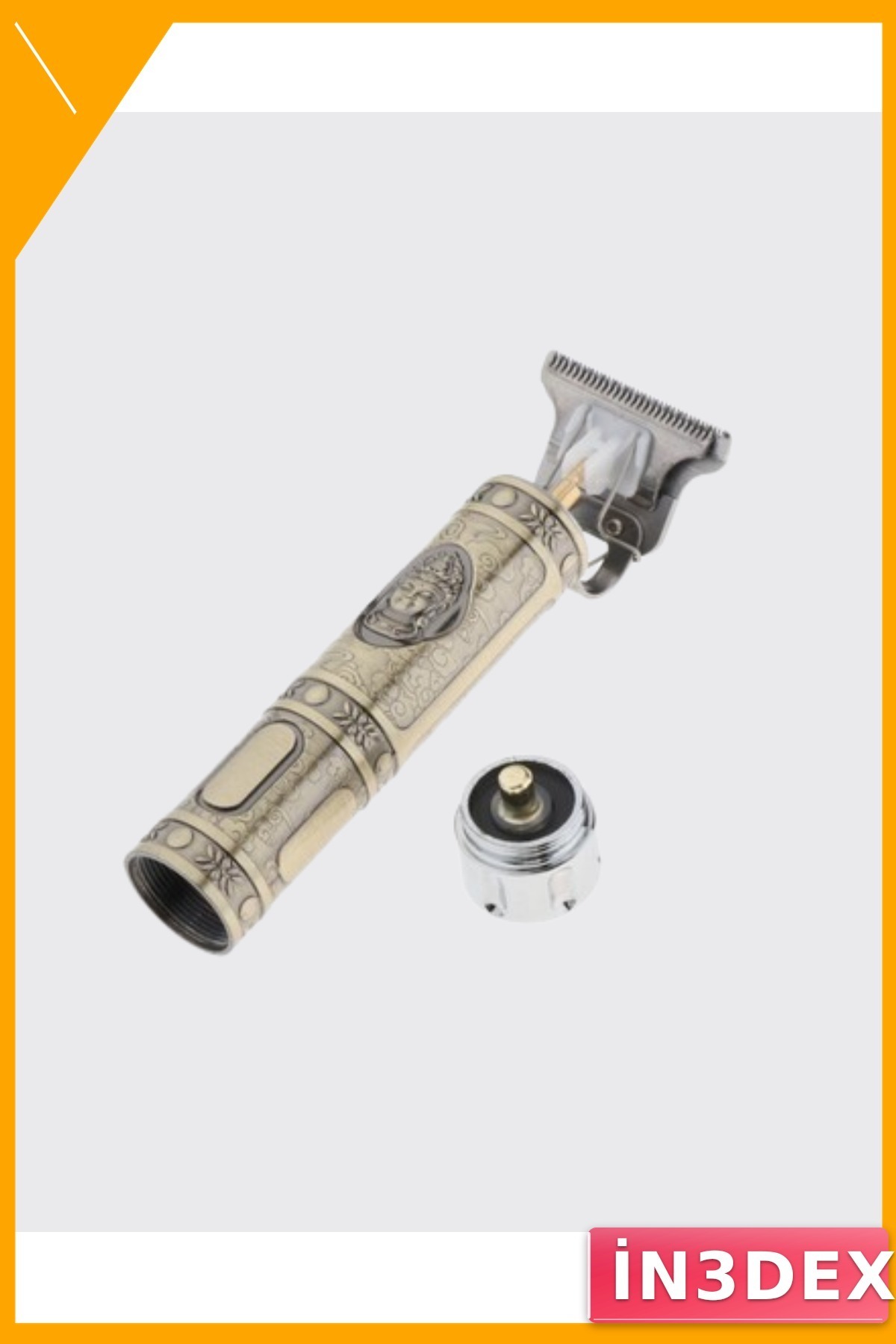 Saç Sakal Kesme Makinesi 5W Motor 4 Tarak 500mAh Pil
