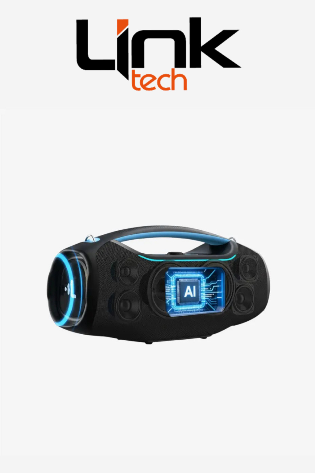 Linktech M426 Premium Ekstra Bass Kablosuz Mikrofonlu 450W IPX6