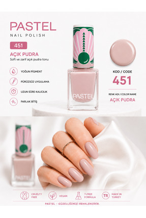 Pastels Pastel Oje kod;451 Açık Pudra
