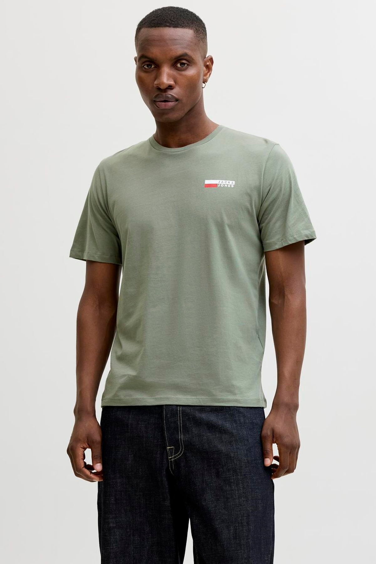 تی‌شرت یقه گرد طرح لوگودار مردانه - Corp جک اند جونز تی شرت Jack & Jones