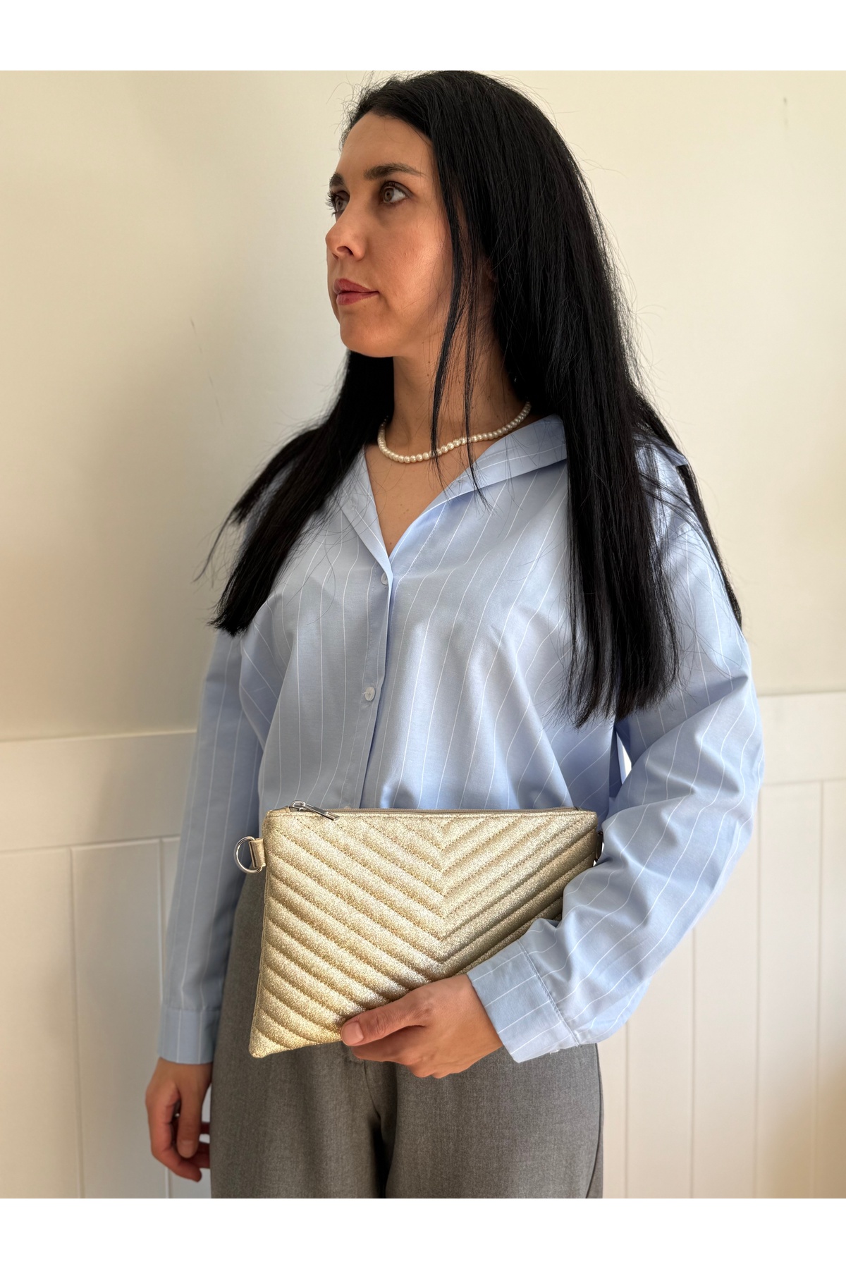 lalettobags Kadın Kabartmalı Portföy & Clutch Çanta görsel 2
