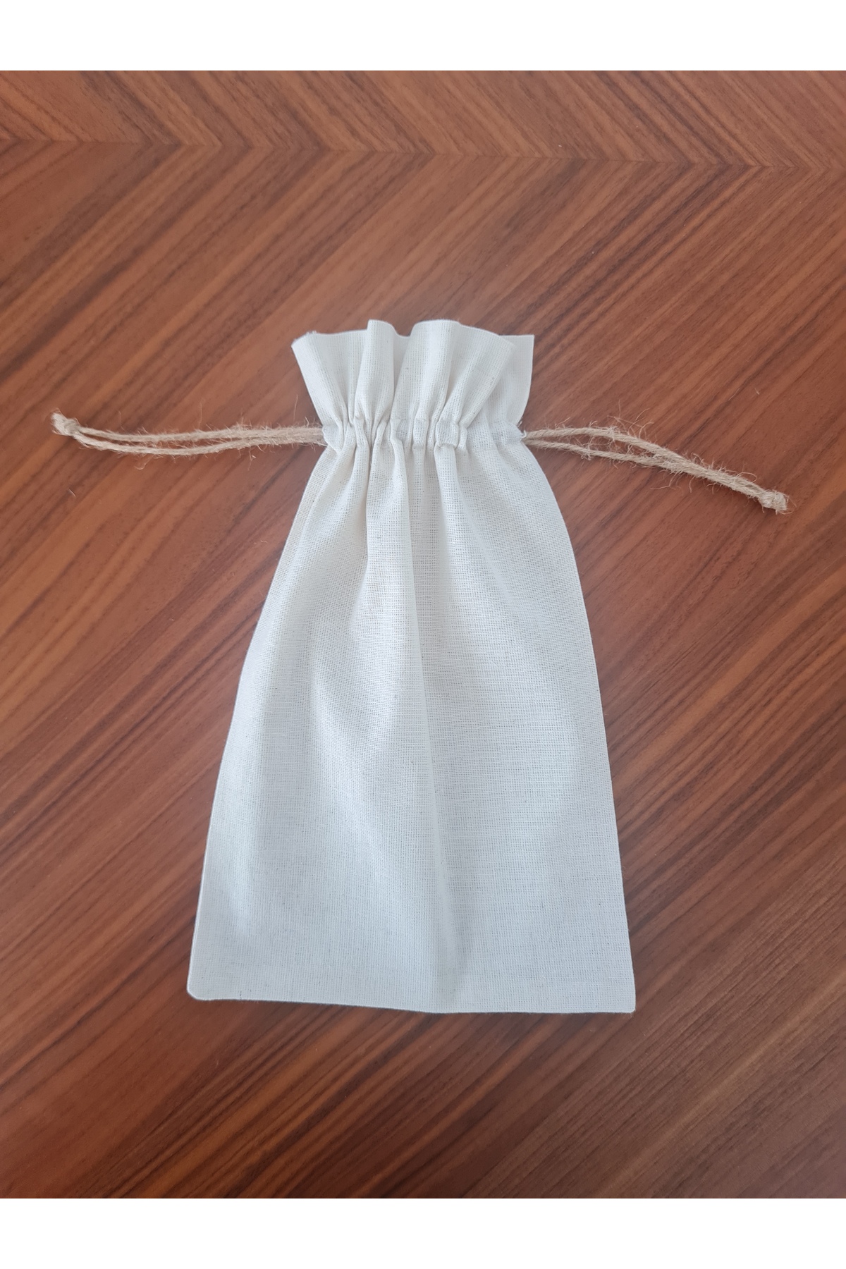 Büyük Boy Ham Tok Keten Kese - Valiz Ve Ayakkabı Düzenleyici Düzenleme Kesesi 5'li Paket