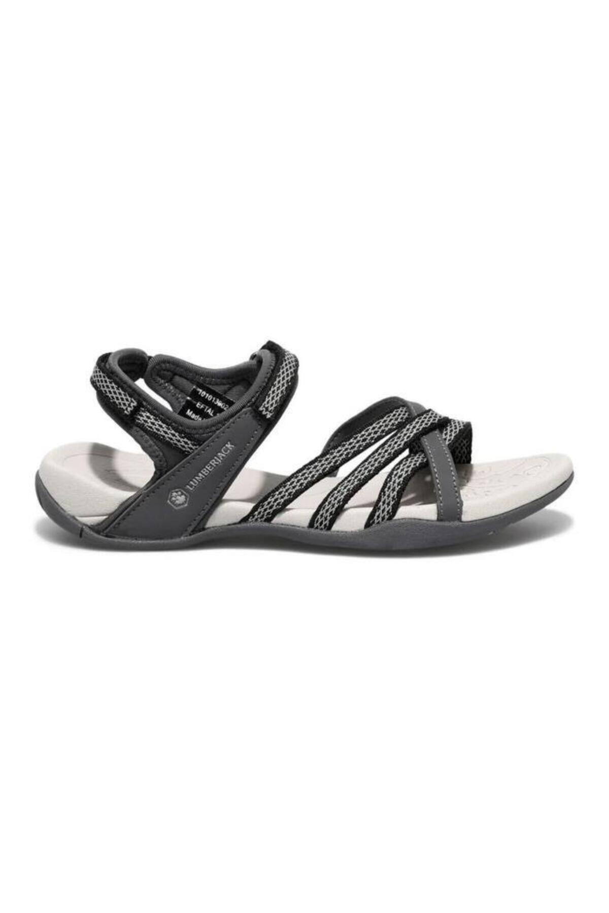lumberjack EFTAL 6FX 102065625 Kadın Sandalet Siyah 36-40 görsel 2