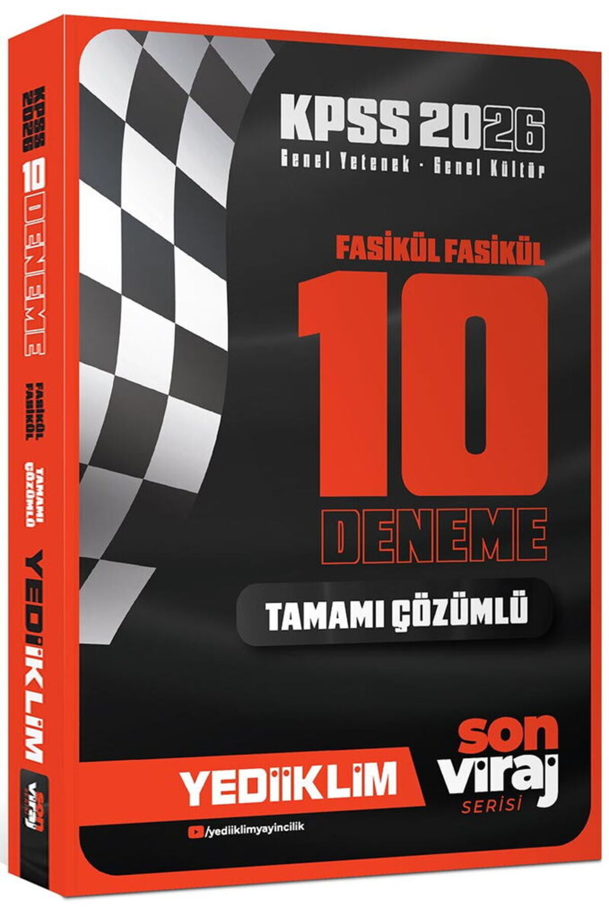 Yediiklim Yayınları 2026 KPSS Son Viraj Serisi GY-GK Tamamı Çözümlü 10 Fasikül Deneme - Fiyatı, Yorumları