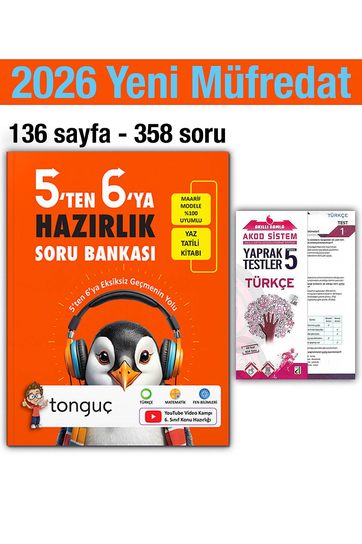 Tonguç Yayınları 5'ten 6'ya Hazırlık Kitabı 2026 Yaz Tatili Soru 5