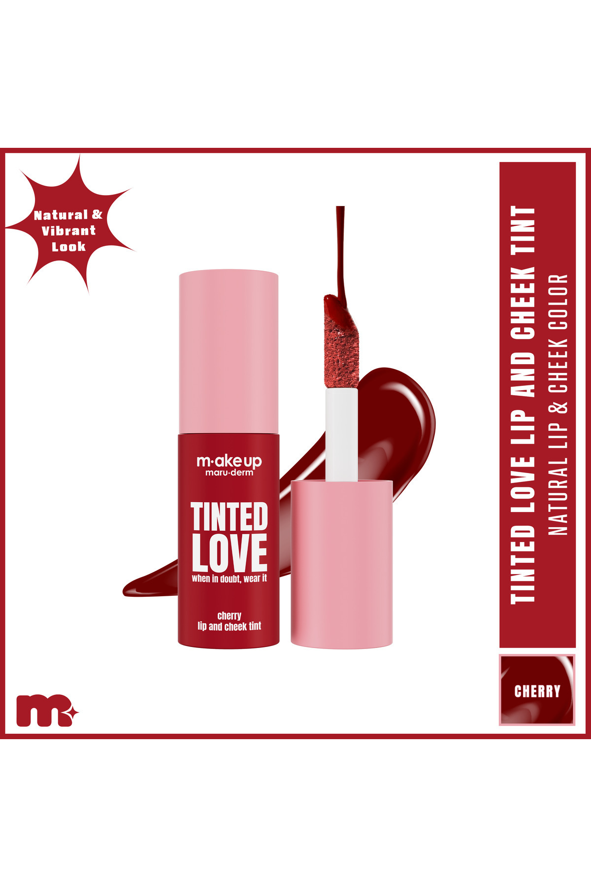 Maru.Derm make up maruderm Uzun Süre Kalıcı Parlak Bitişli Allık – Lip & Cheek Tint - Fiyatı, Yorumları