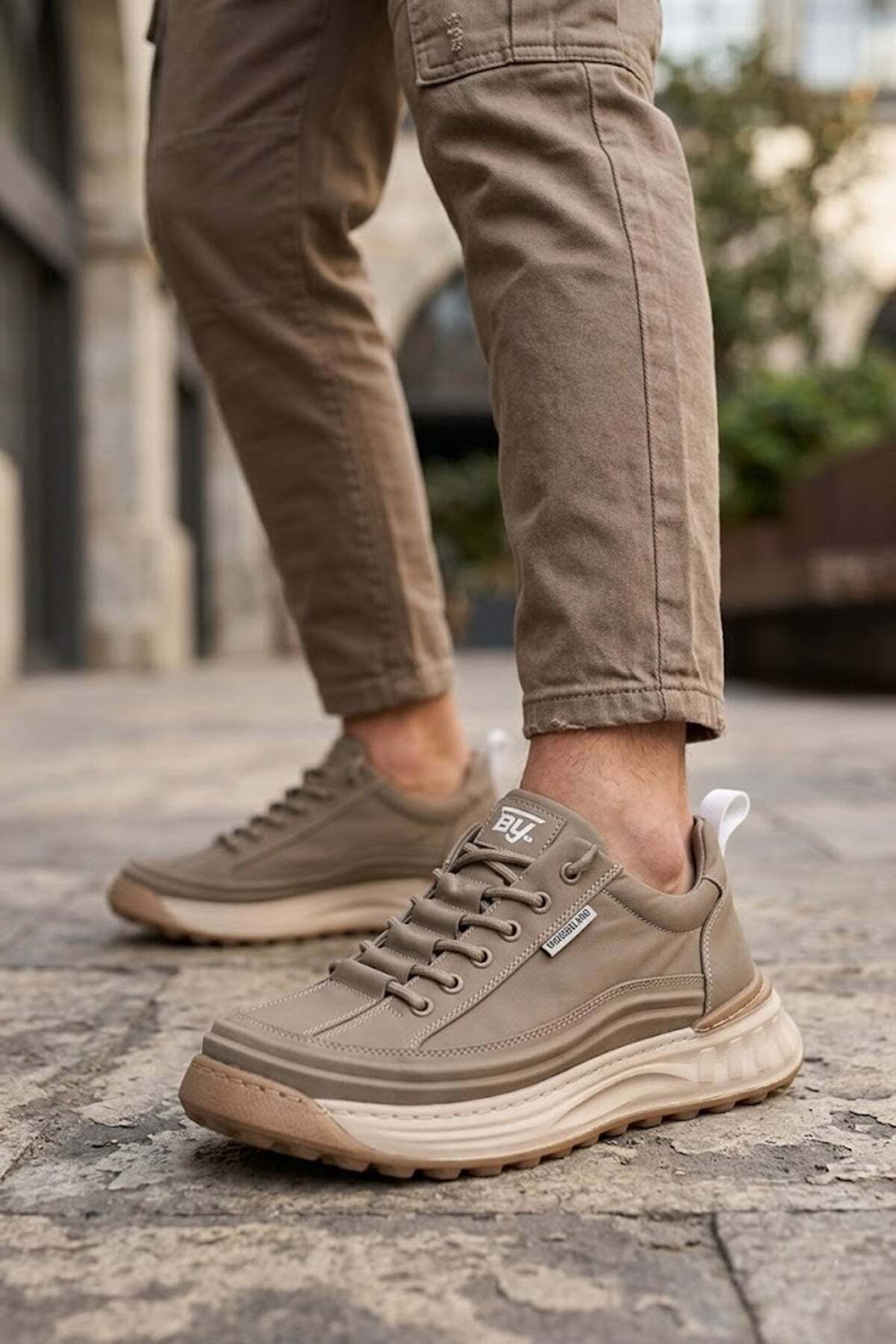 Bulldozer Buldozer 261437 Erkek Klasik Sneaker Haki - Fiyatı