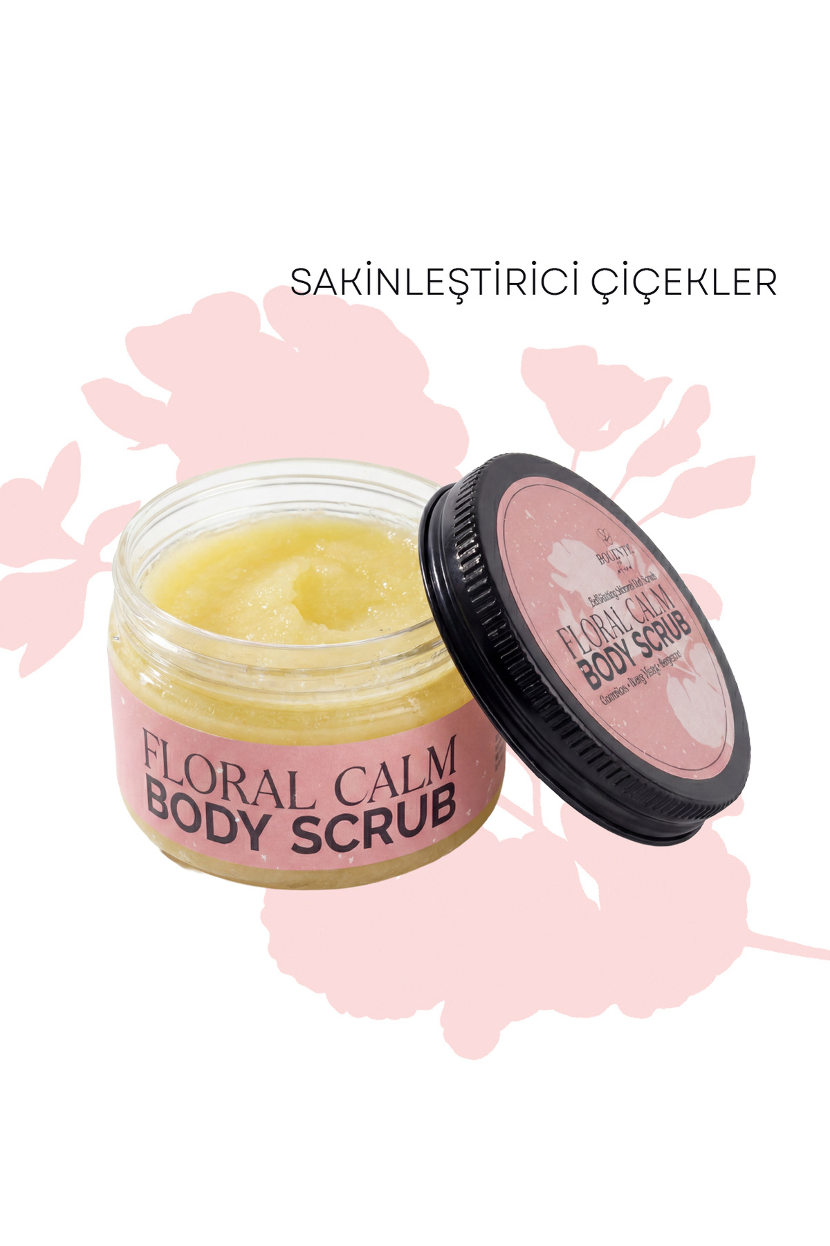 FLORAL CALM BODY SCRUB - Çiçek Bahçesi Sakinleştirici Tuz Vücut Peelingi (250 ml) — Tuz Peelingi - Çiçek Bahçesi — تصویر 5 از 5