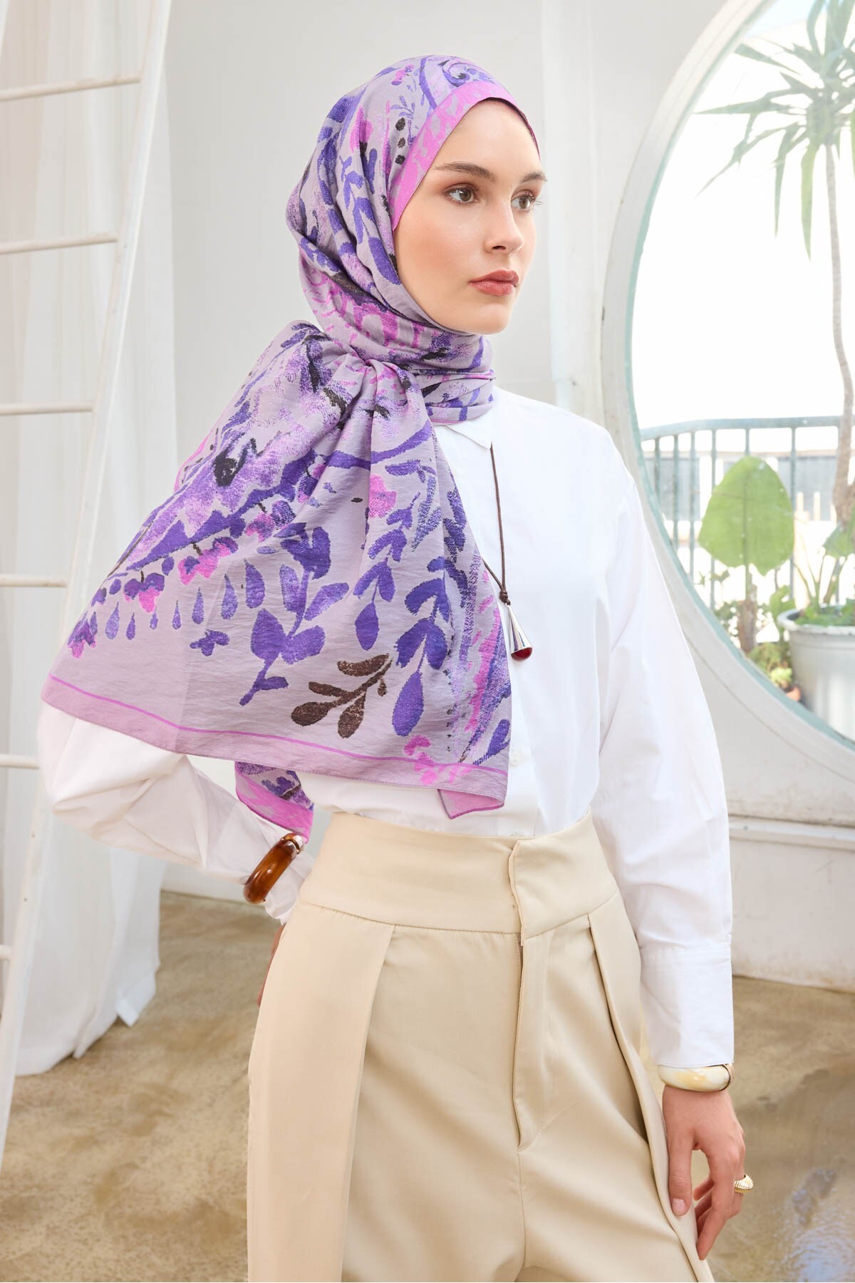 Urban Hours Aurora Purple Mayda Shawl