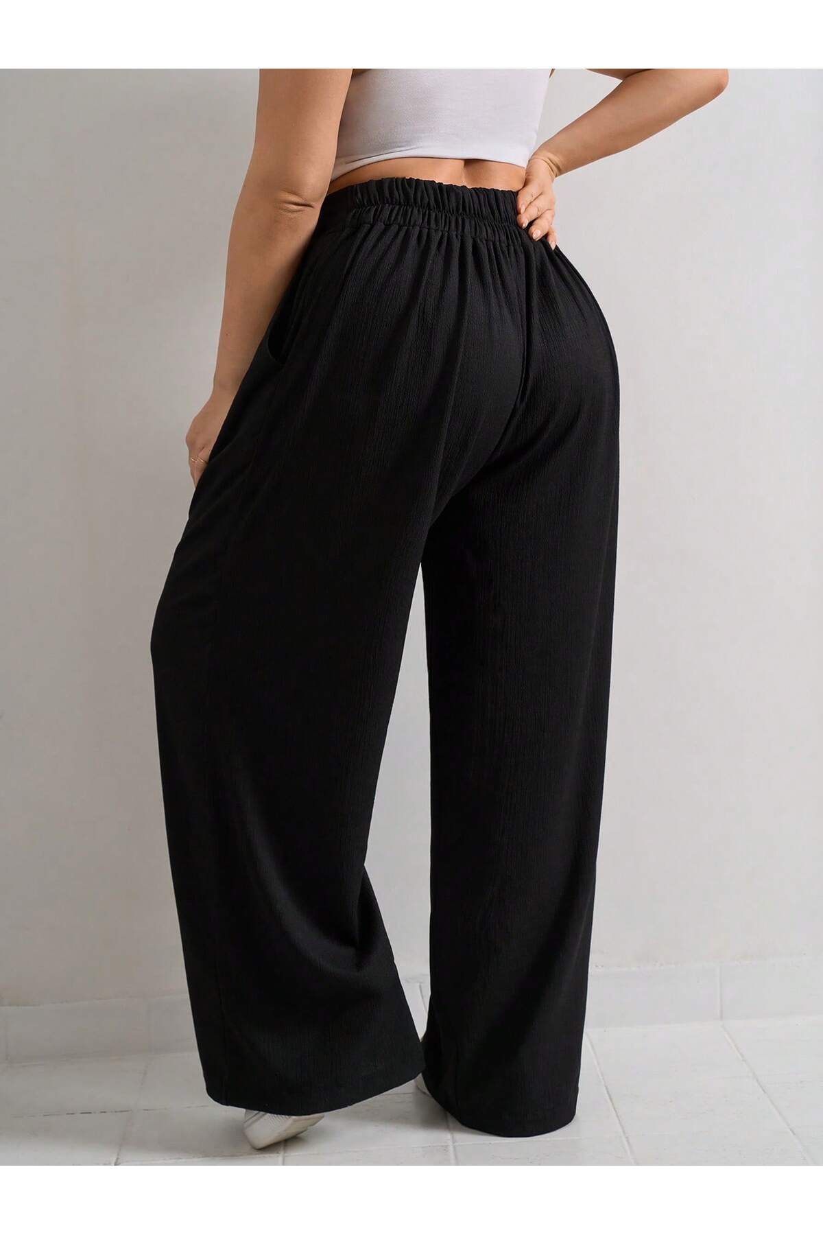 tuzu moda BÜYÜK BEDEN KADIN PANTOLON görsel 3