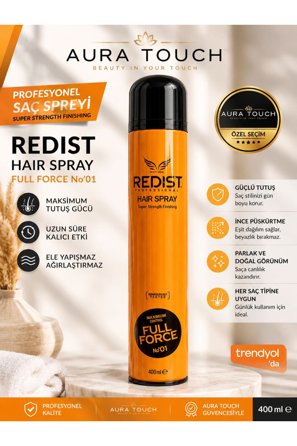 Rediset AURA TOUCH REDİST0 ŞAÇ SABİTLEYİCİ — REDİS01