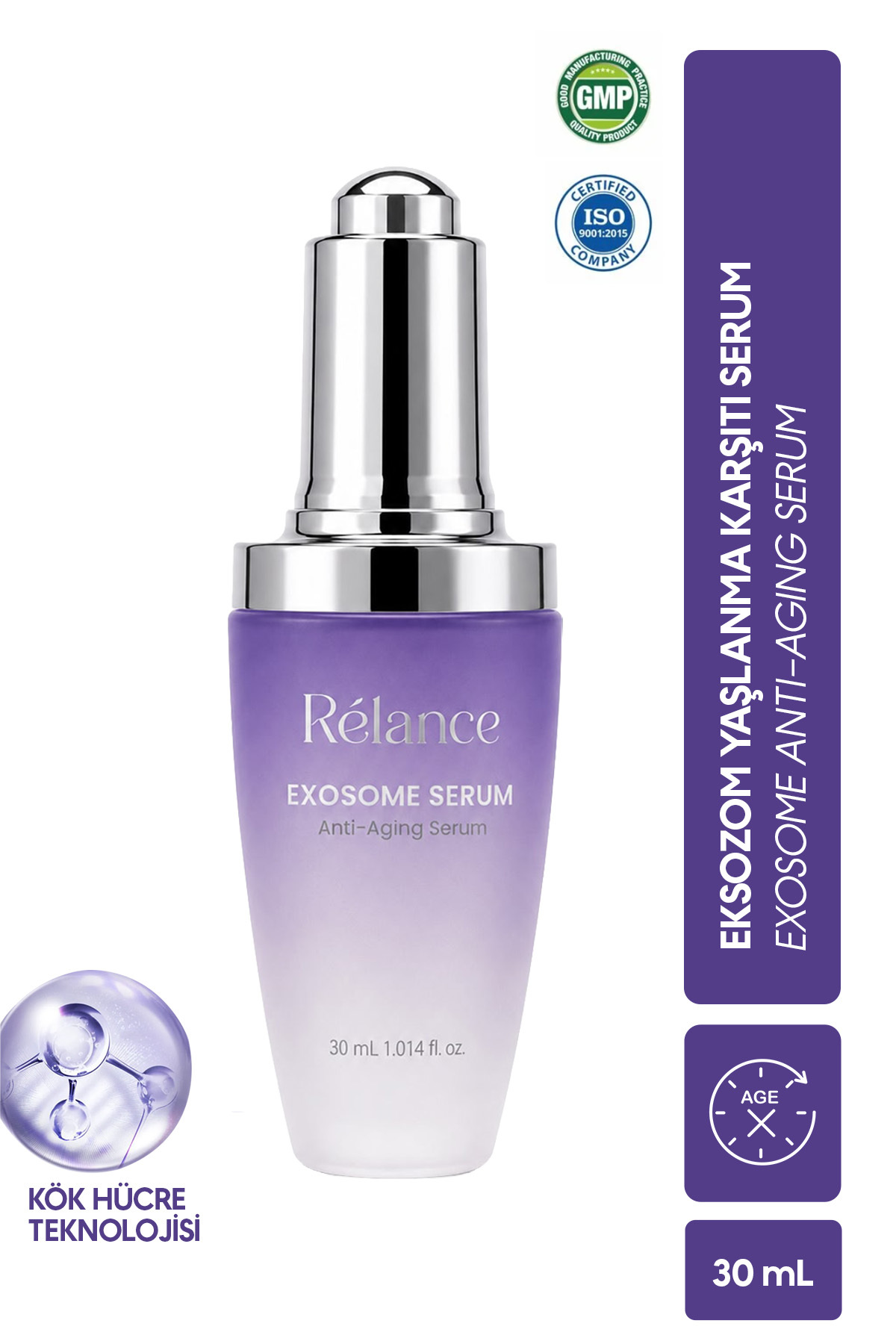 ダイエットサプリ DDS EXOSOME Relance Exosome Anti-Aging Serum 30 ml | Bitkisel Eksozom (Kök