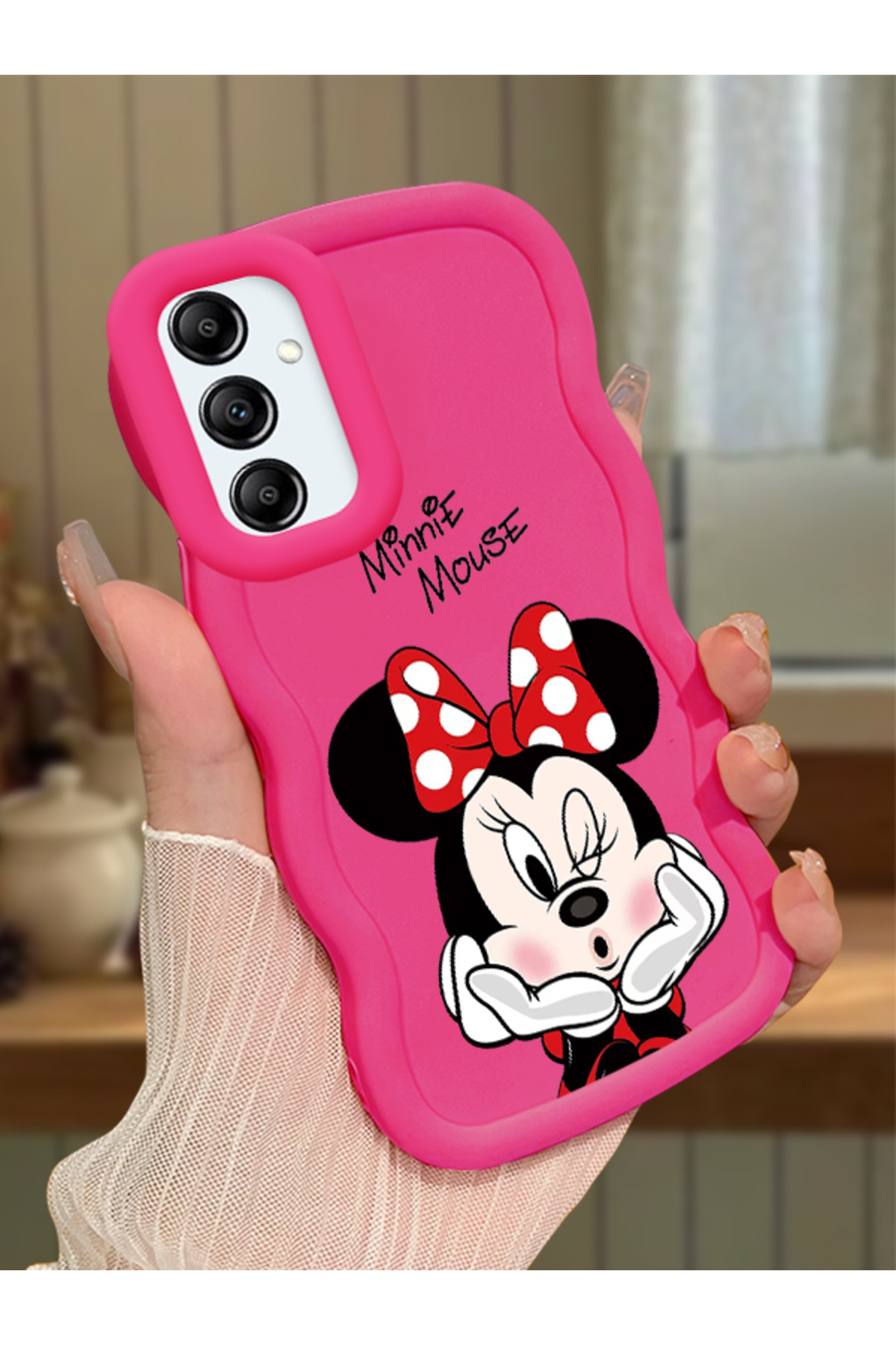 Samsung Galaxy A14 Compatible Case camera protector Red Silicone Couple Phone Case Cute Pattern