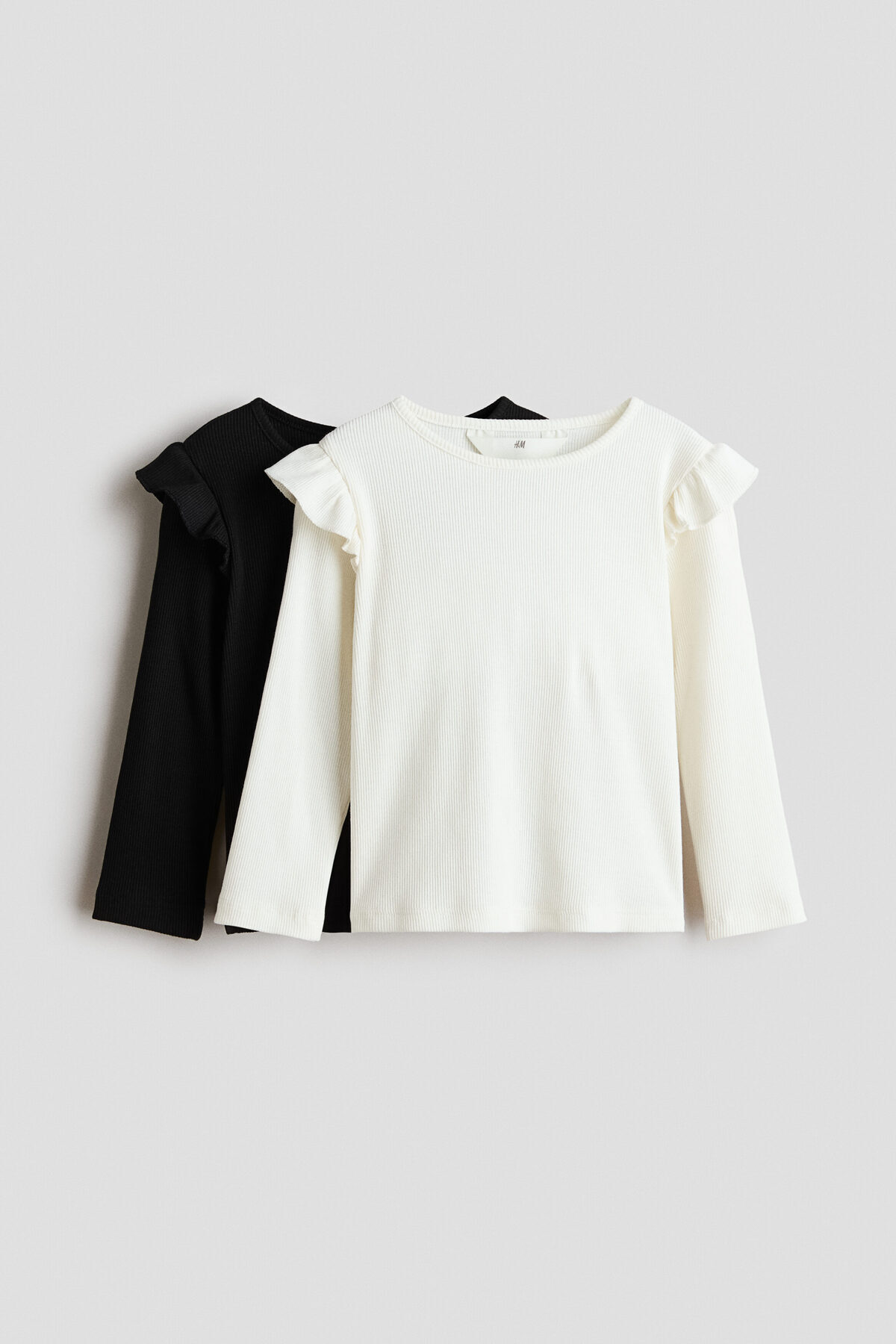 تاپ دو تکه نخی و چین‌دار اچ اند ام بادی H&M
