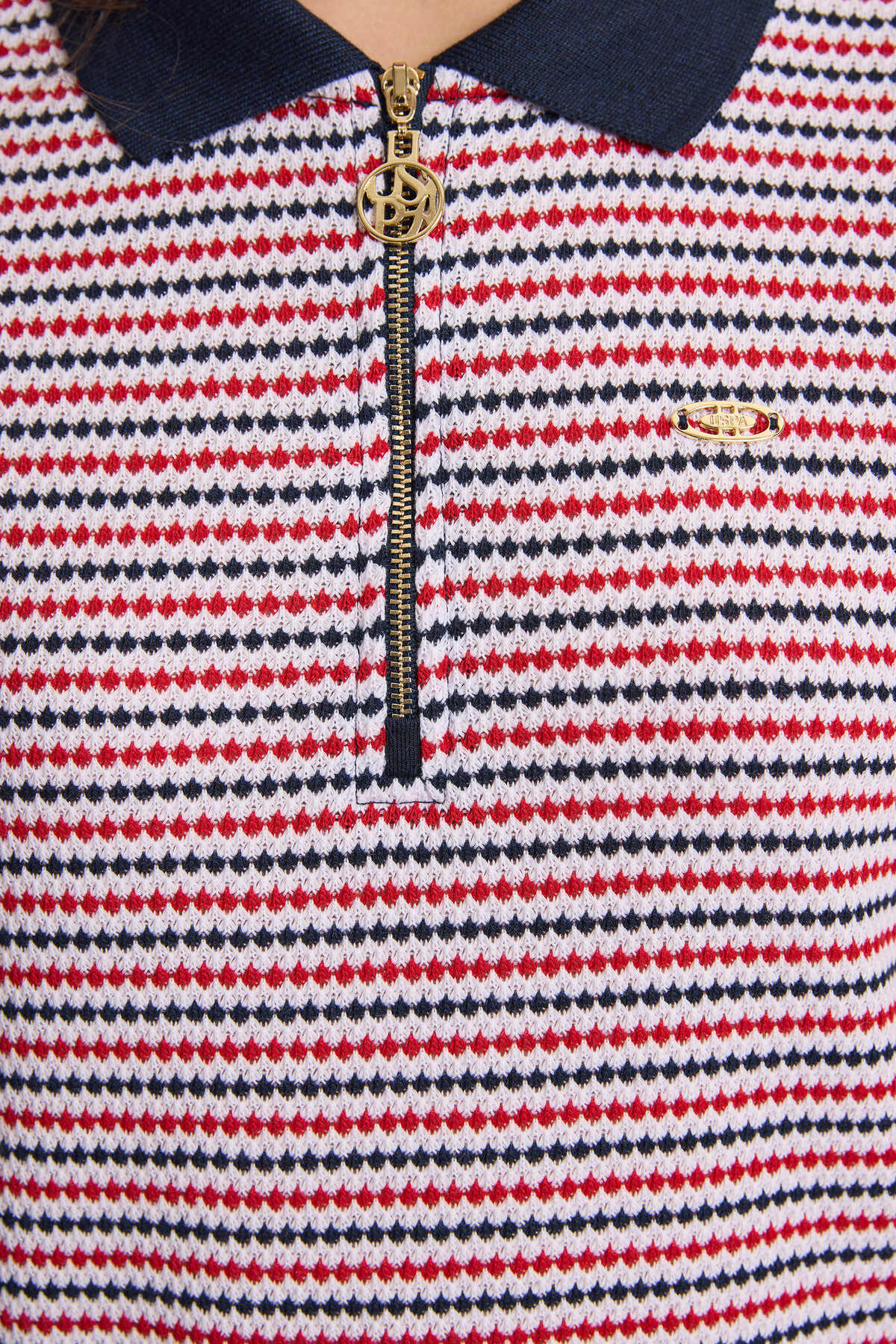 U.S. Polo Assn. Kadın Lacivert Örme Elbise 50325490-VR033 görsel 6
