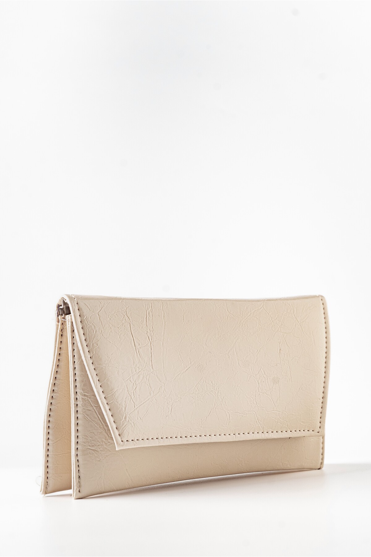 Tecer Bag Kadın Parlak Mini Zarf Çapraz Askılı Clutch Çanta görsel 3