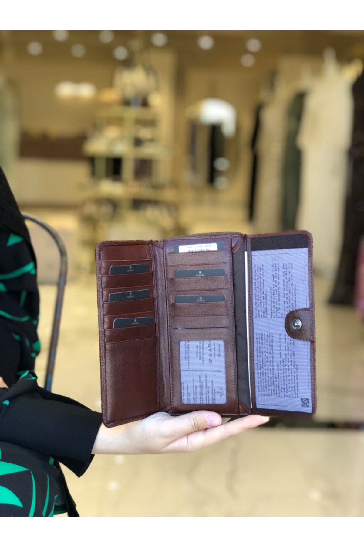 Hümeyra Karlıdağ %100 GERÇEK DERİ GRANDE KADIN CÜZDANI görsel 7