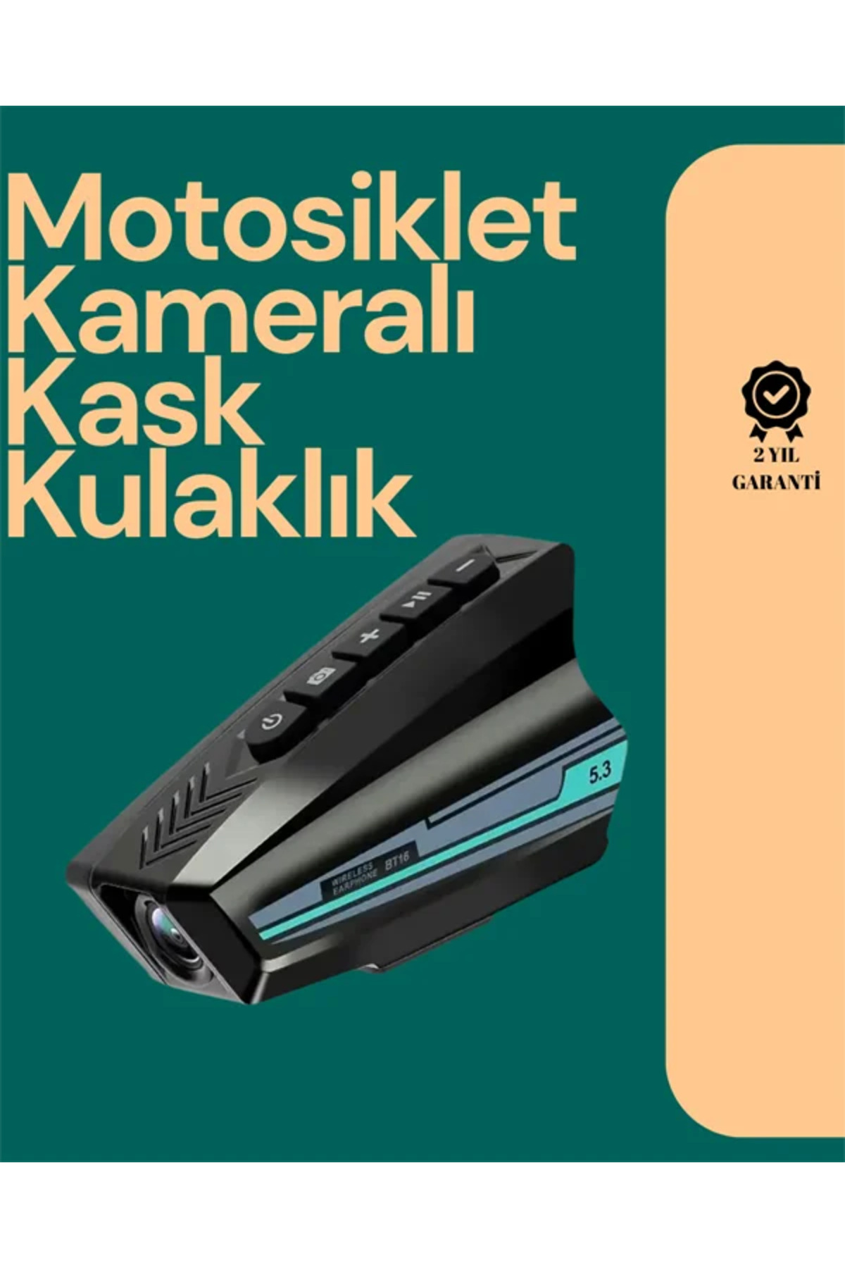 GoLook Destekli Motosiklet Kask Kamerası – 50 Saat Pil Geniş Açı (Kopya)