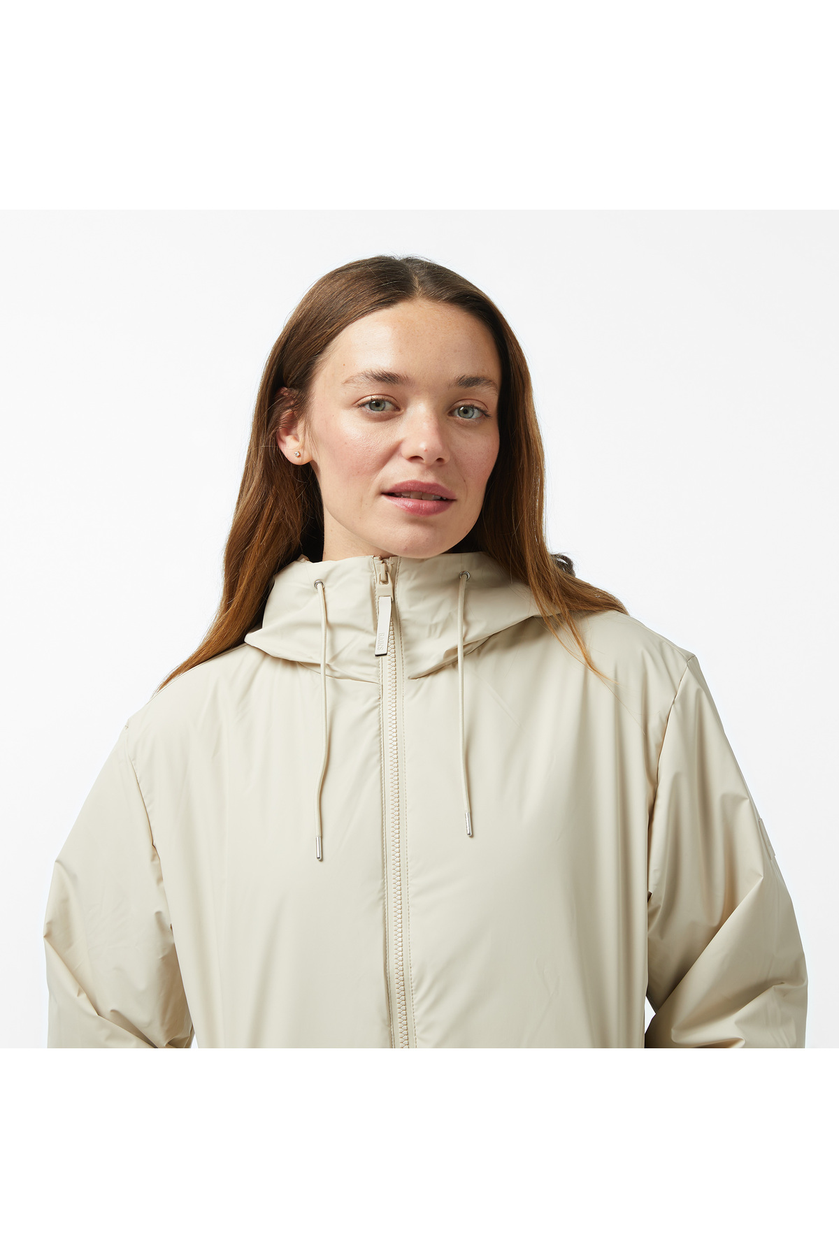Rains Lohja Insulated W3T1 Kadın Krem Yağmurluk görsel 5